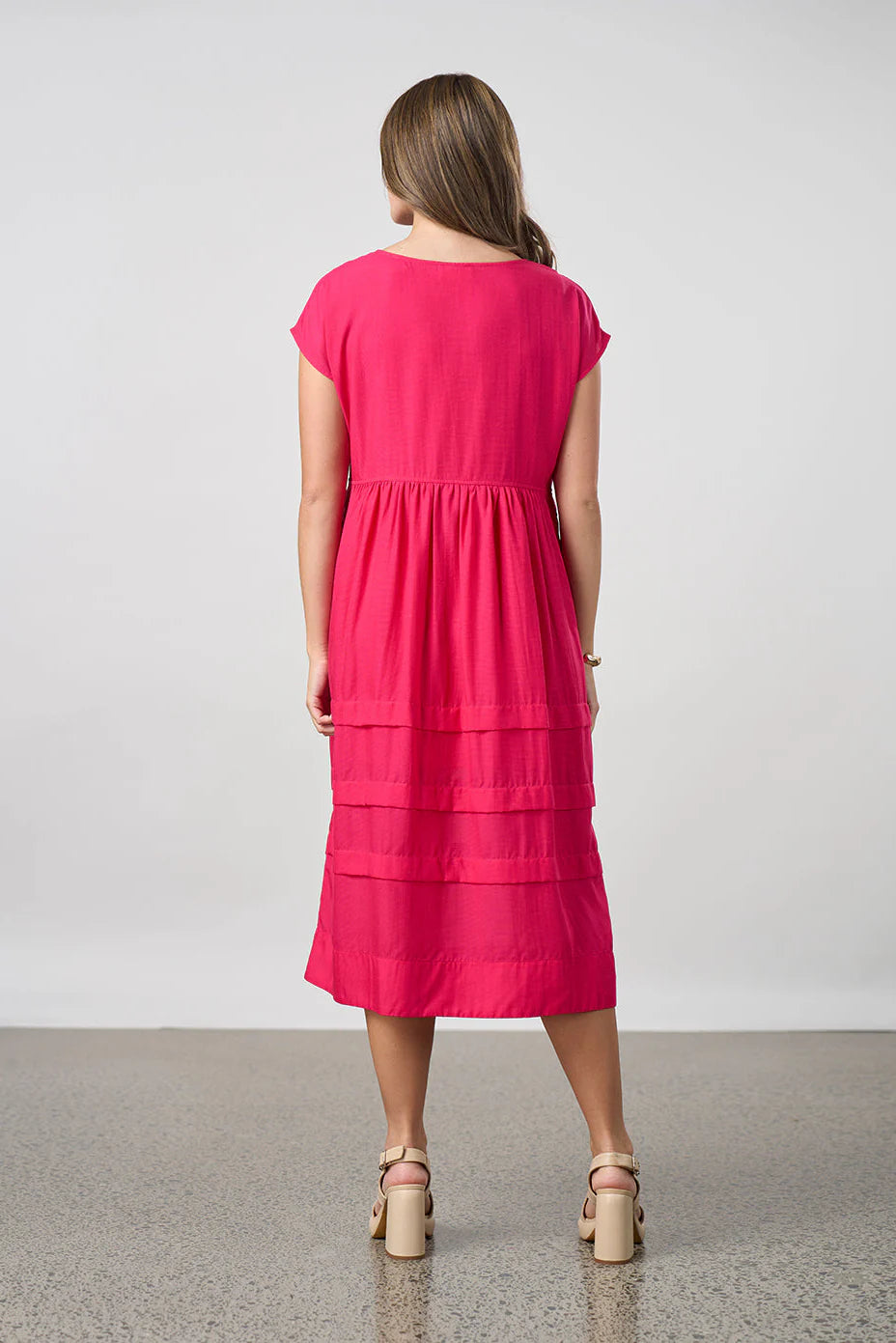 Parallel Dress Magenta