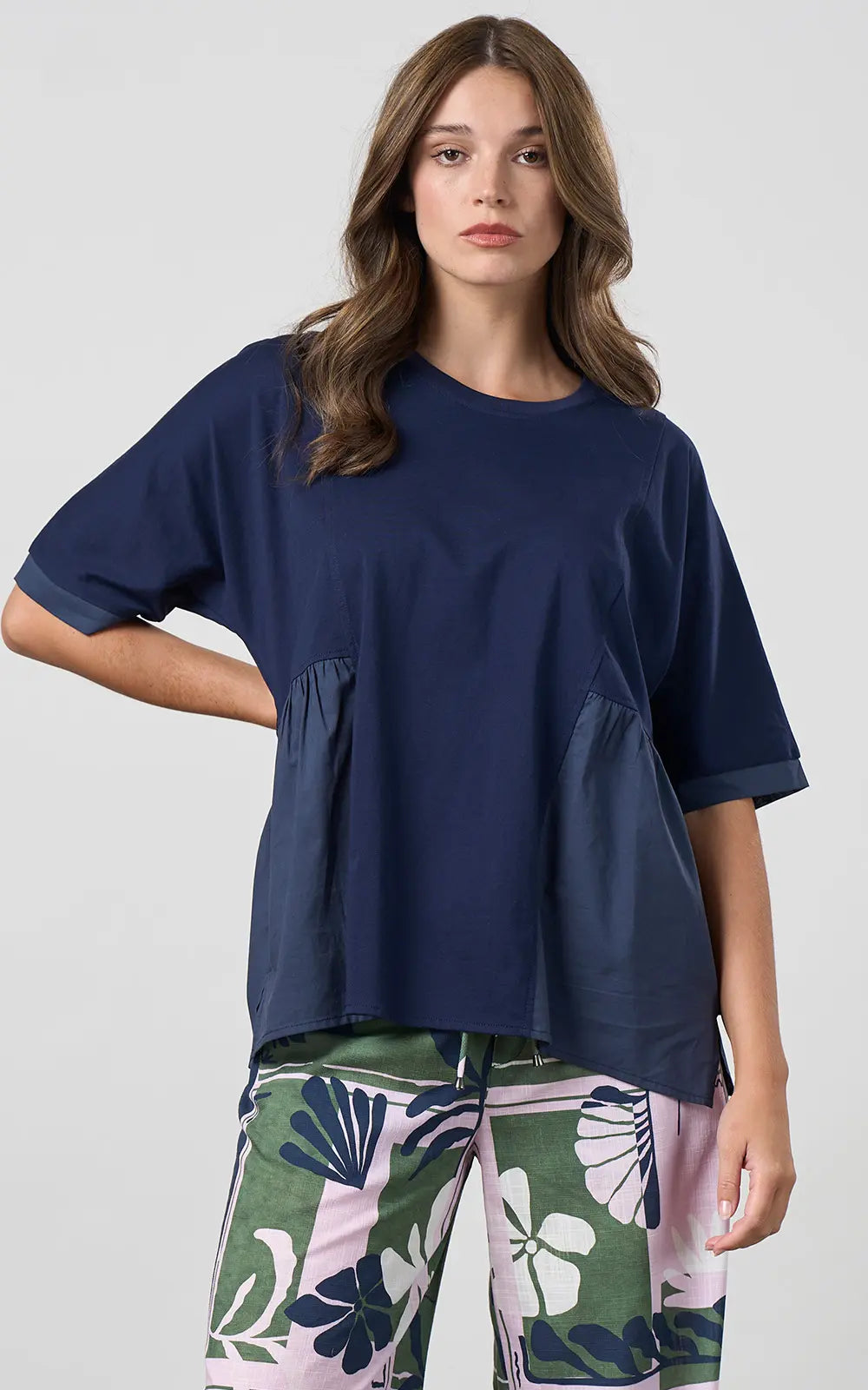 Gossamer Top Navy