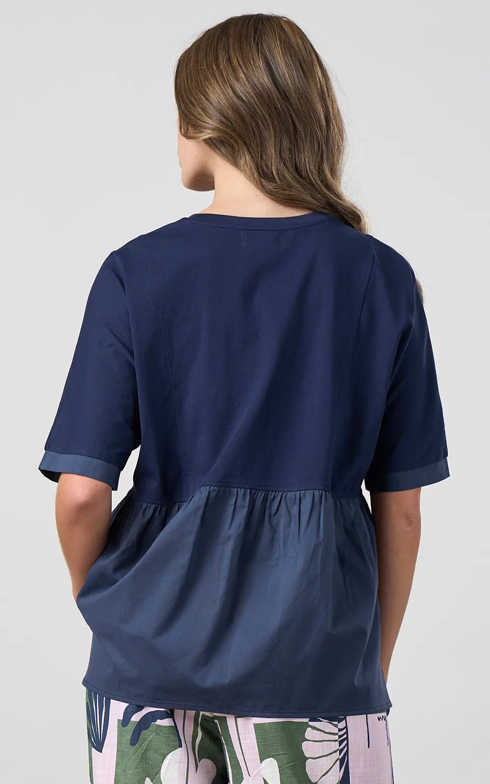 Gossamer Top Navy