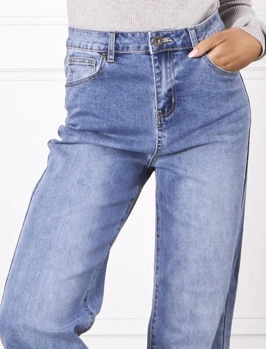 Demi wide leg jean