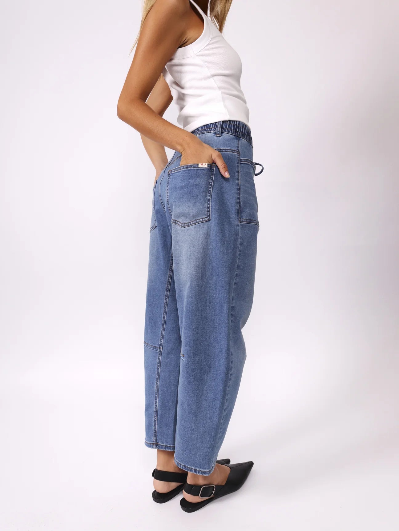 Leo Barrel Jean Blue