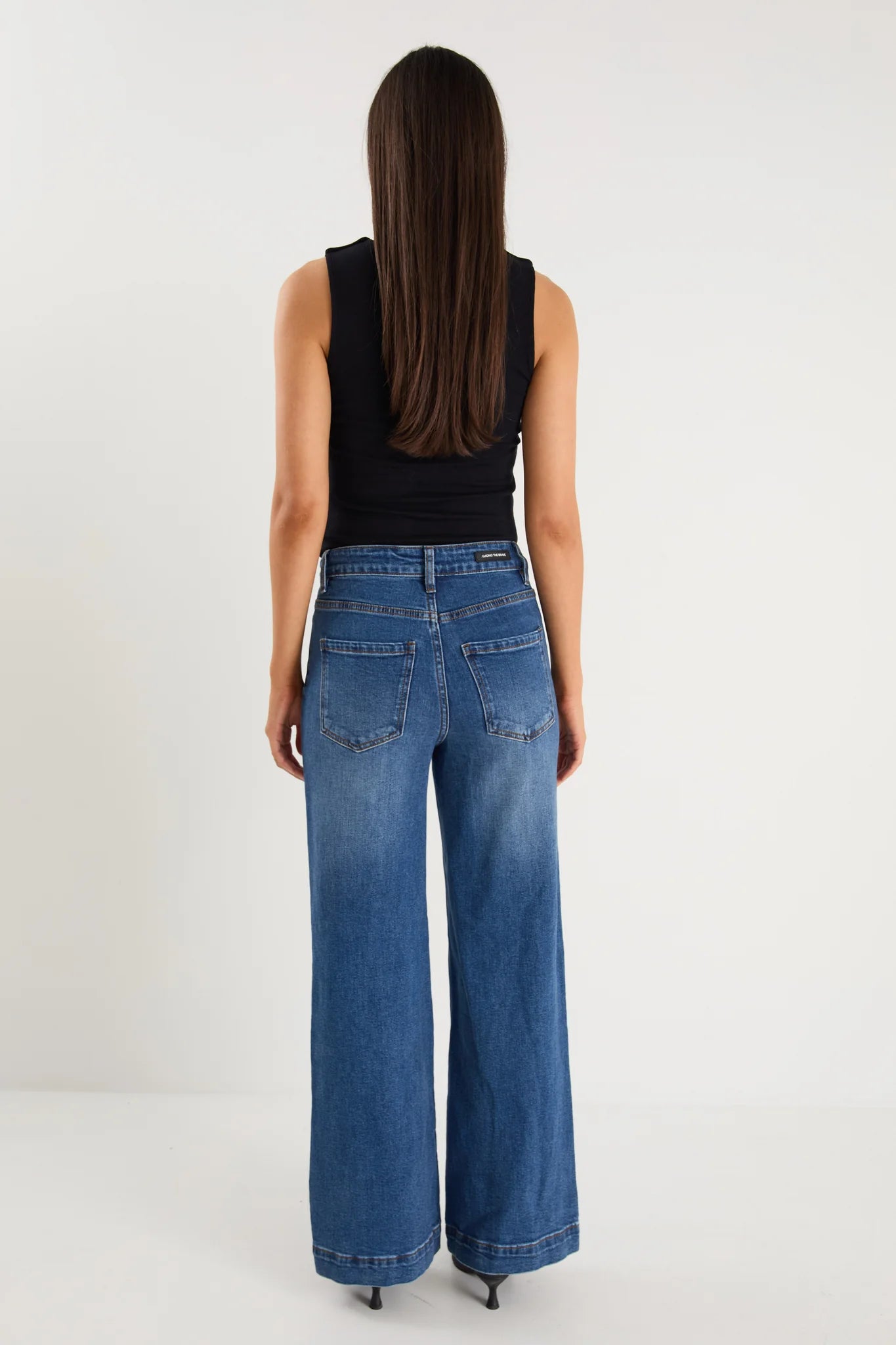 Zoey marine blue pocket jean