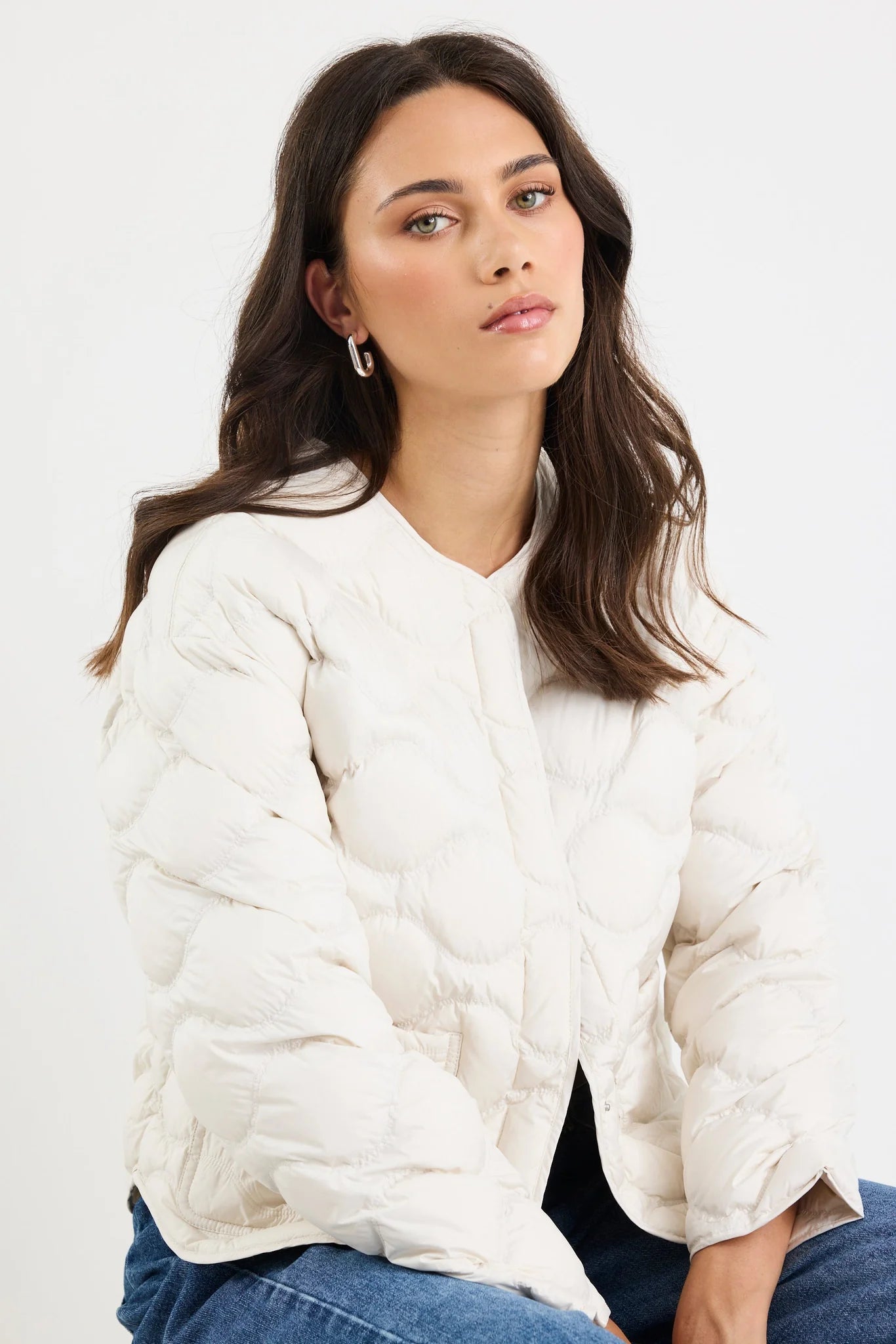 Premium Putty Down Quilted Jacket