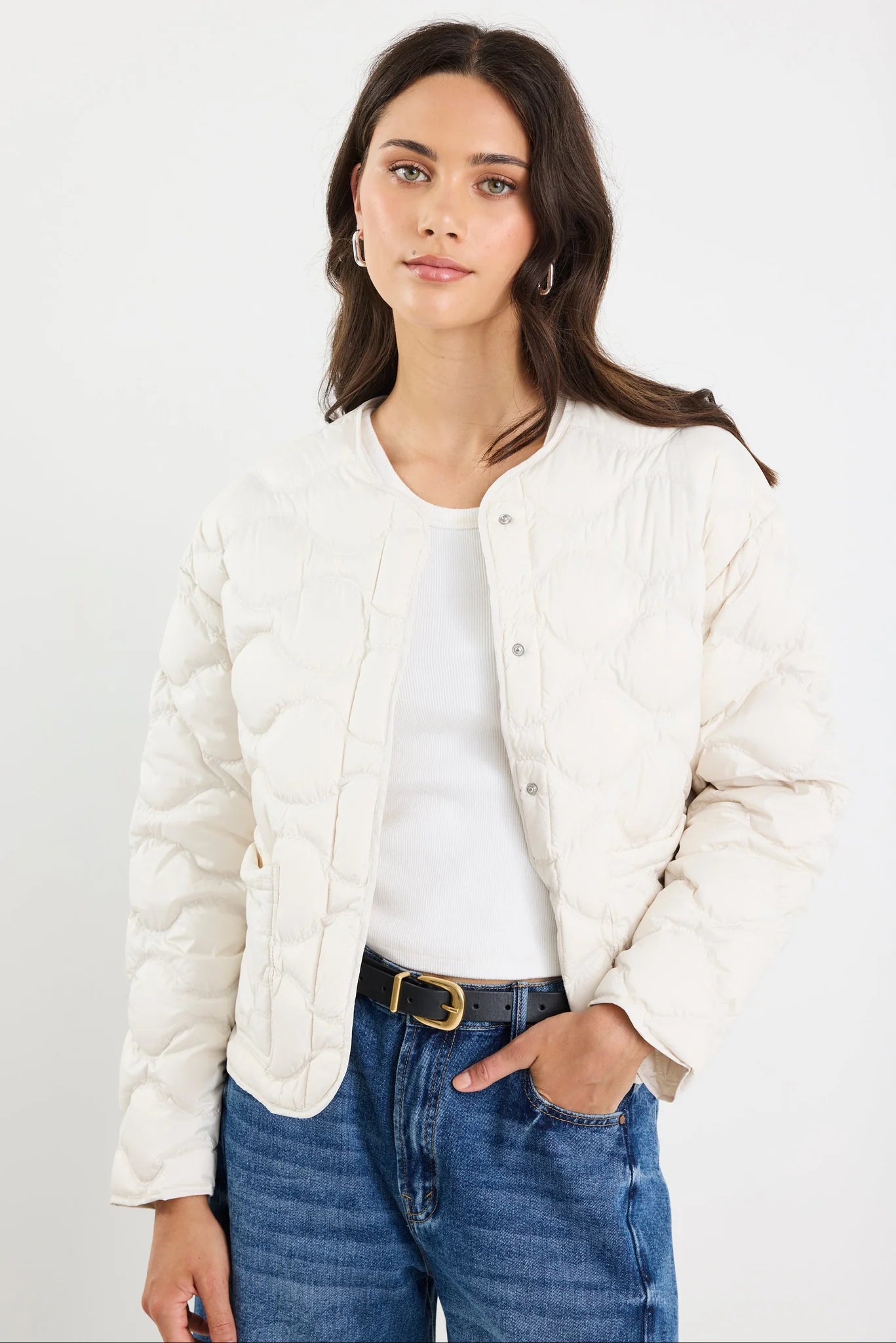 Premium Putty Down Quilted Jacket