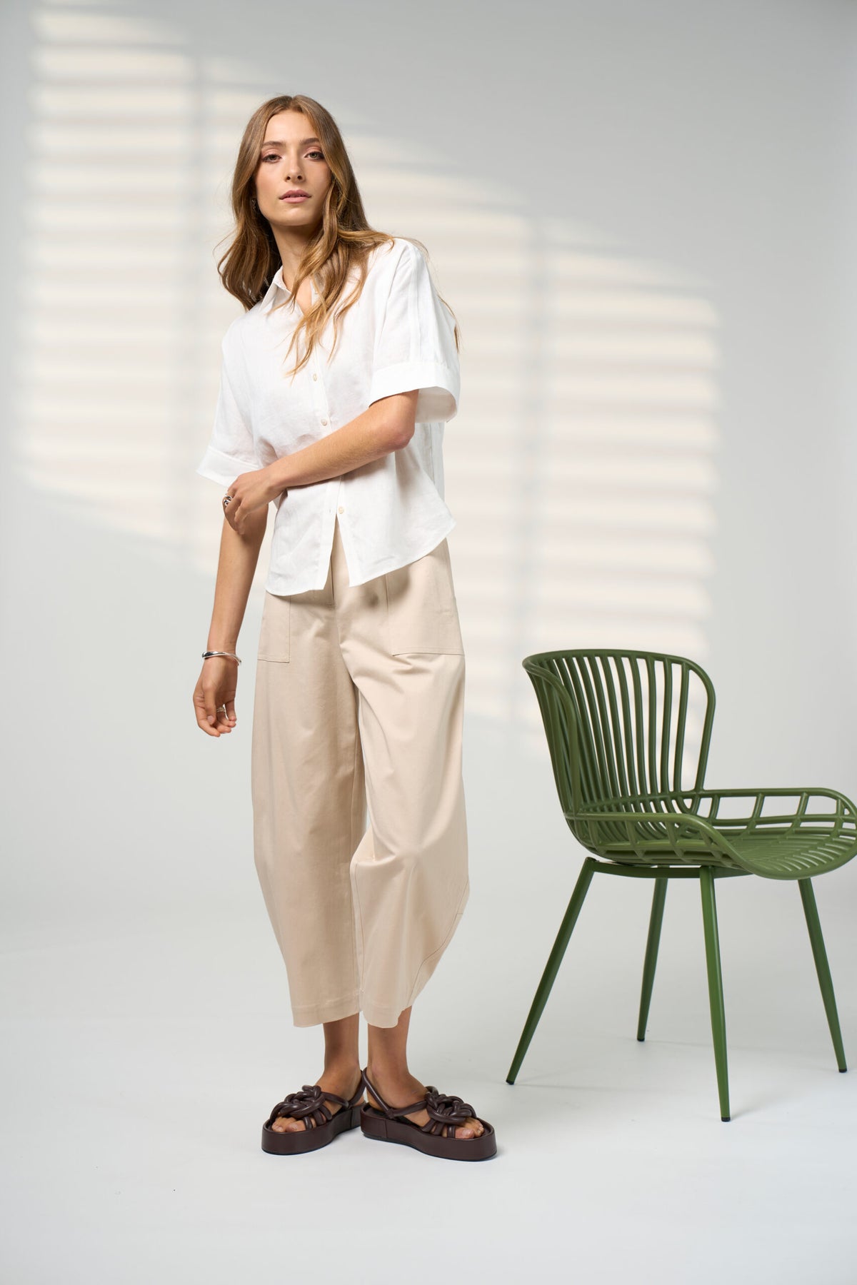 Cove shirt silk white