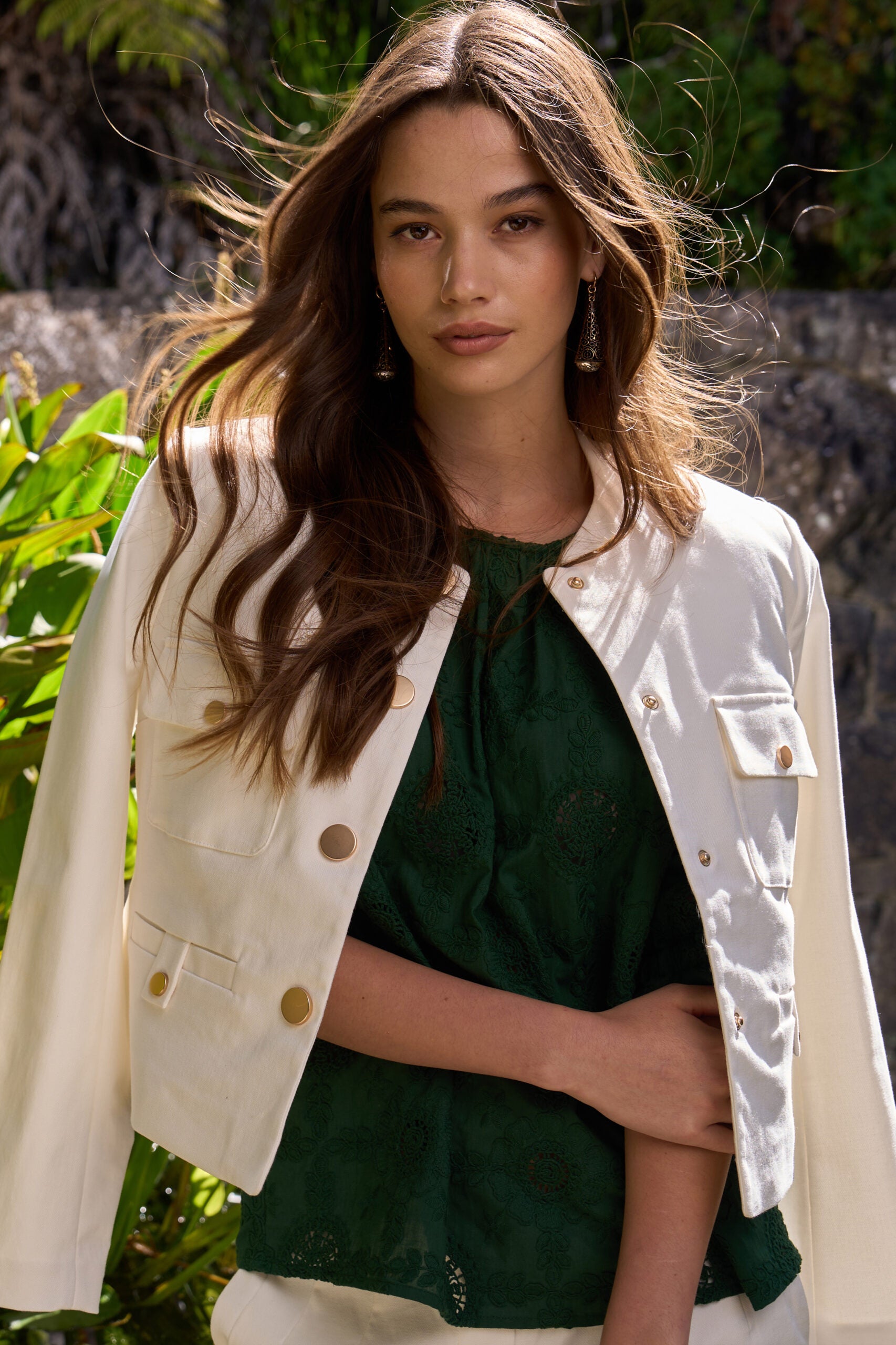 Indika Jacket- Ecru