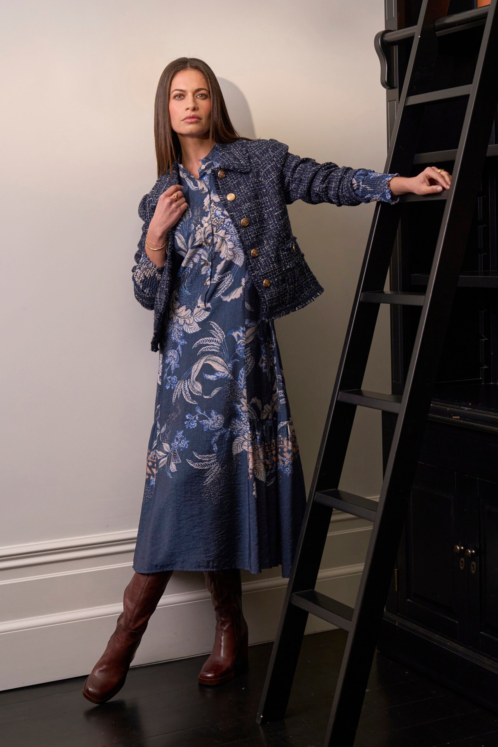 Inez Jacket Indigo