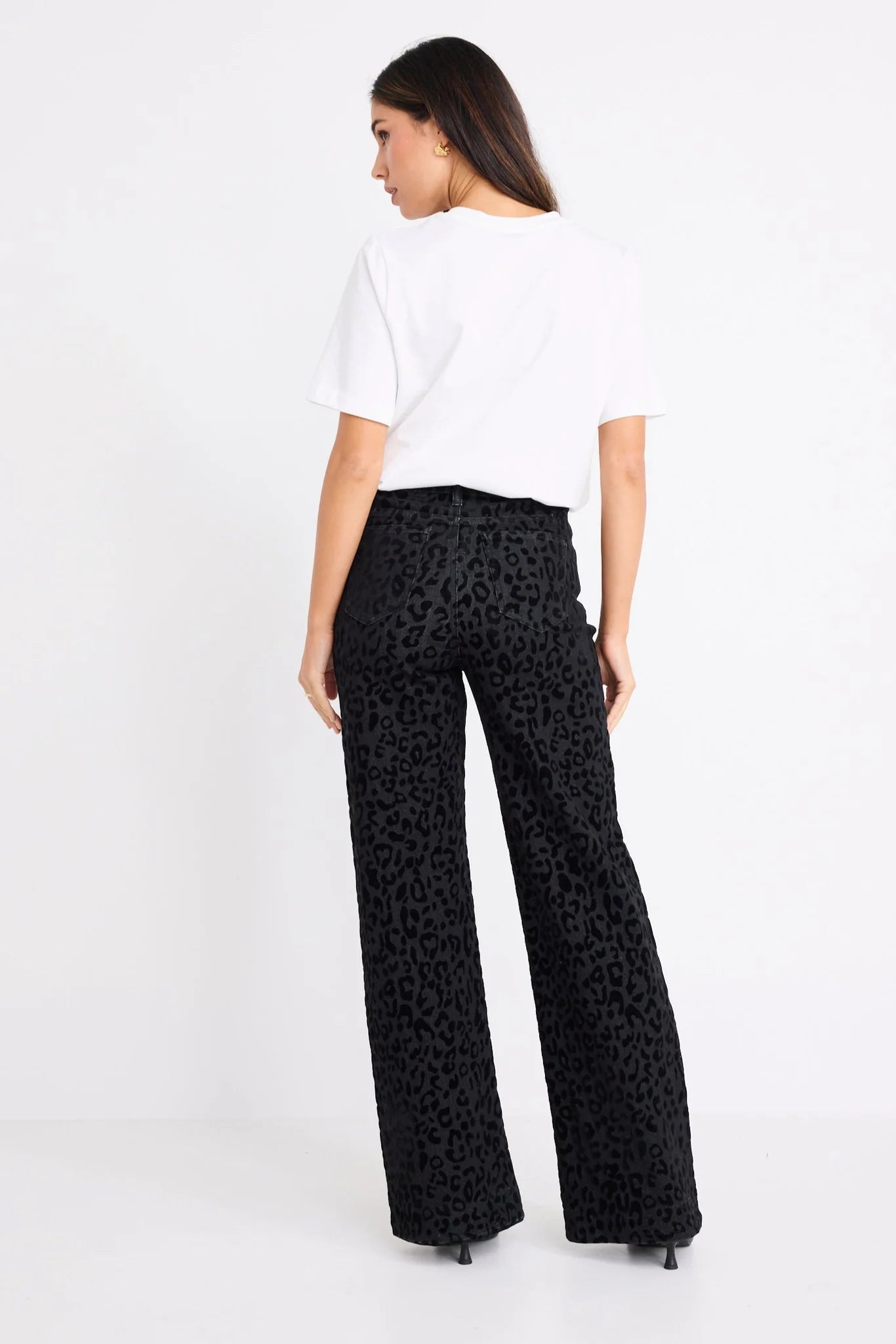 Belmont Black Animal Jean