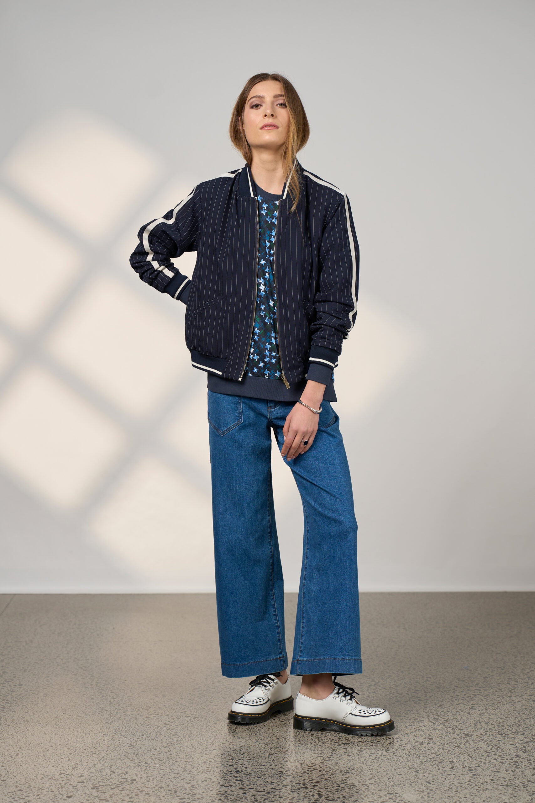 Trax Jacket Navy/Vanilla