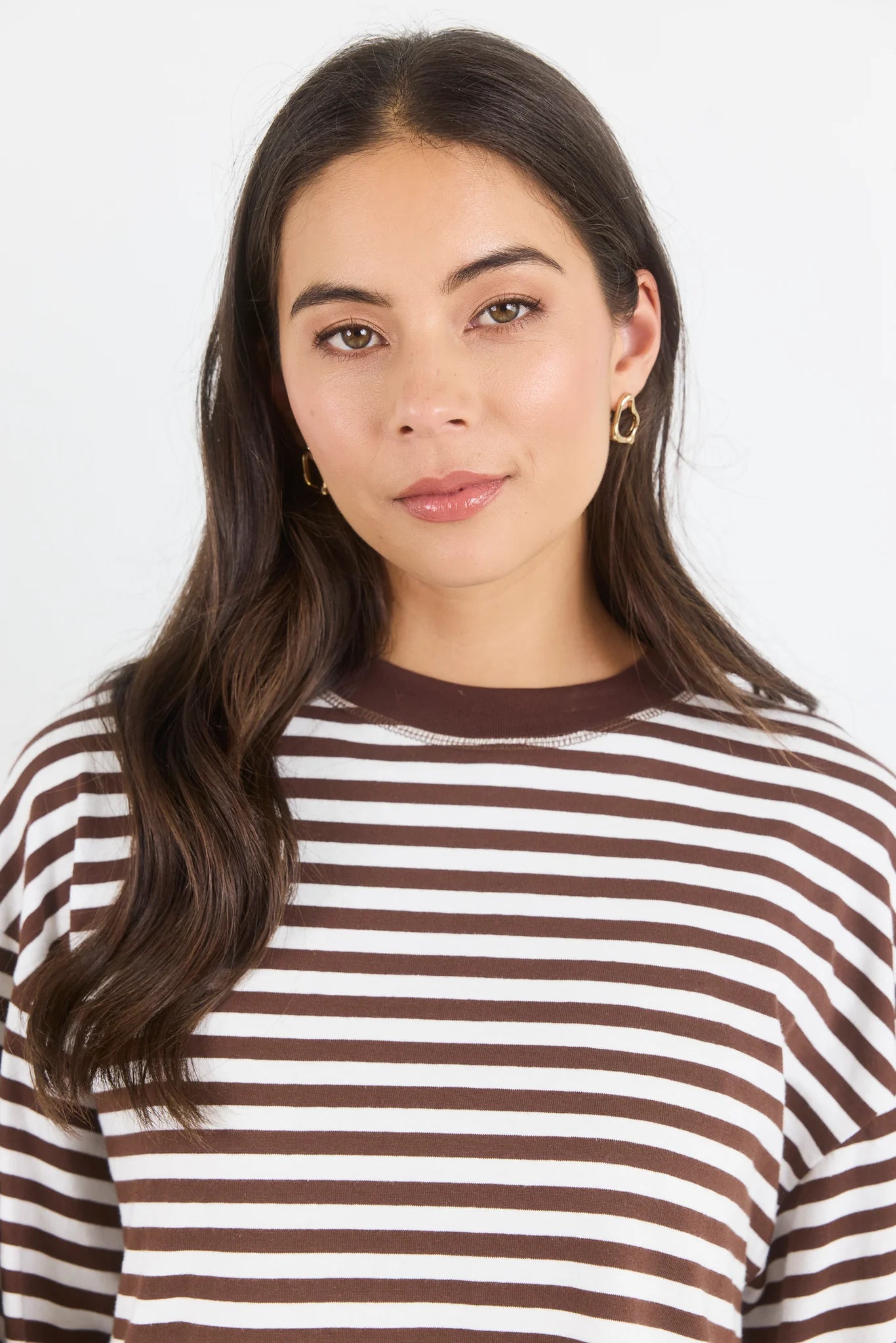 Unite Chocolate Stripe L/S Tee