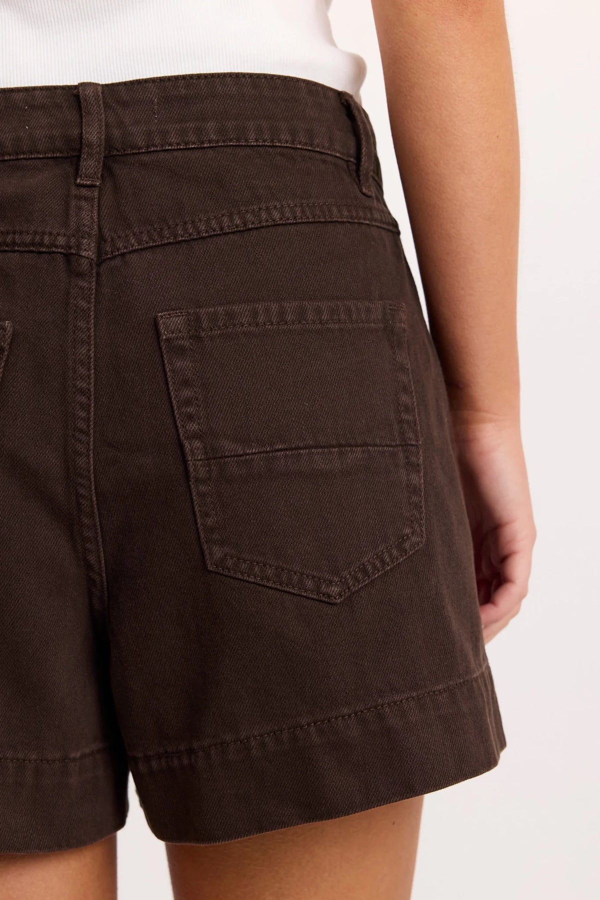 Kindly dark chocolate pocket front short