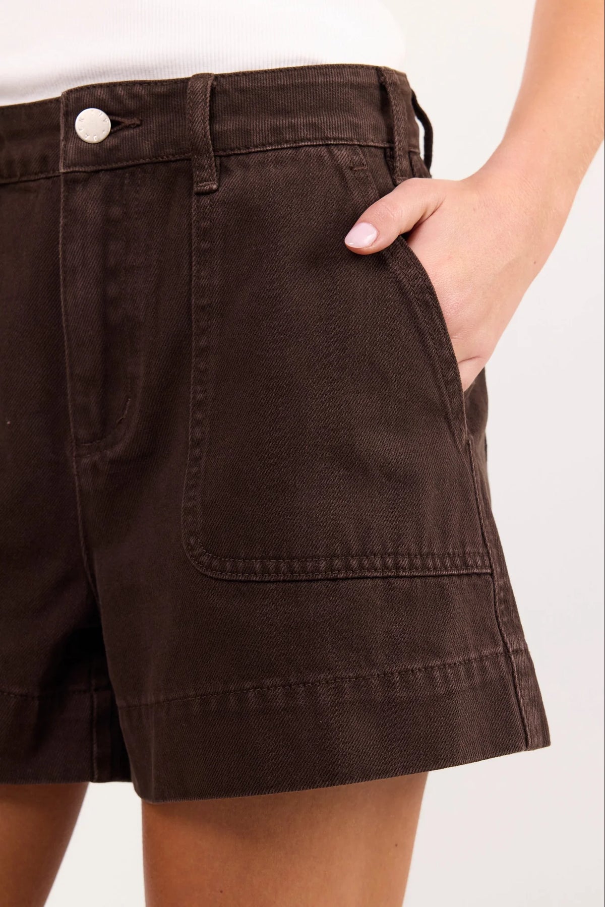Kindly dark chocolate pocket front short