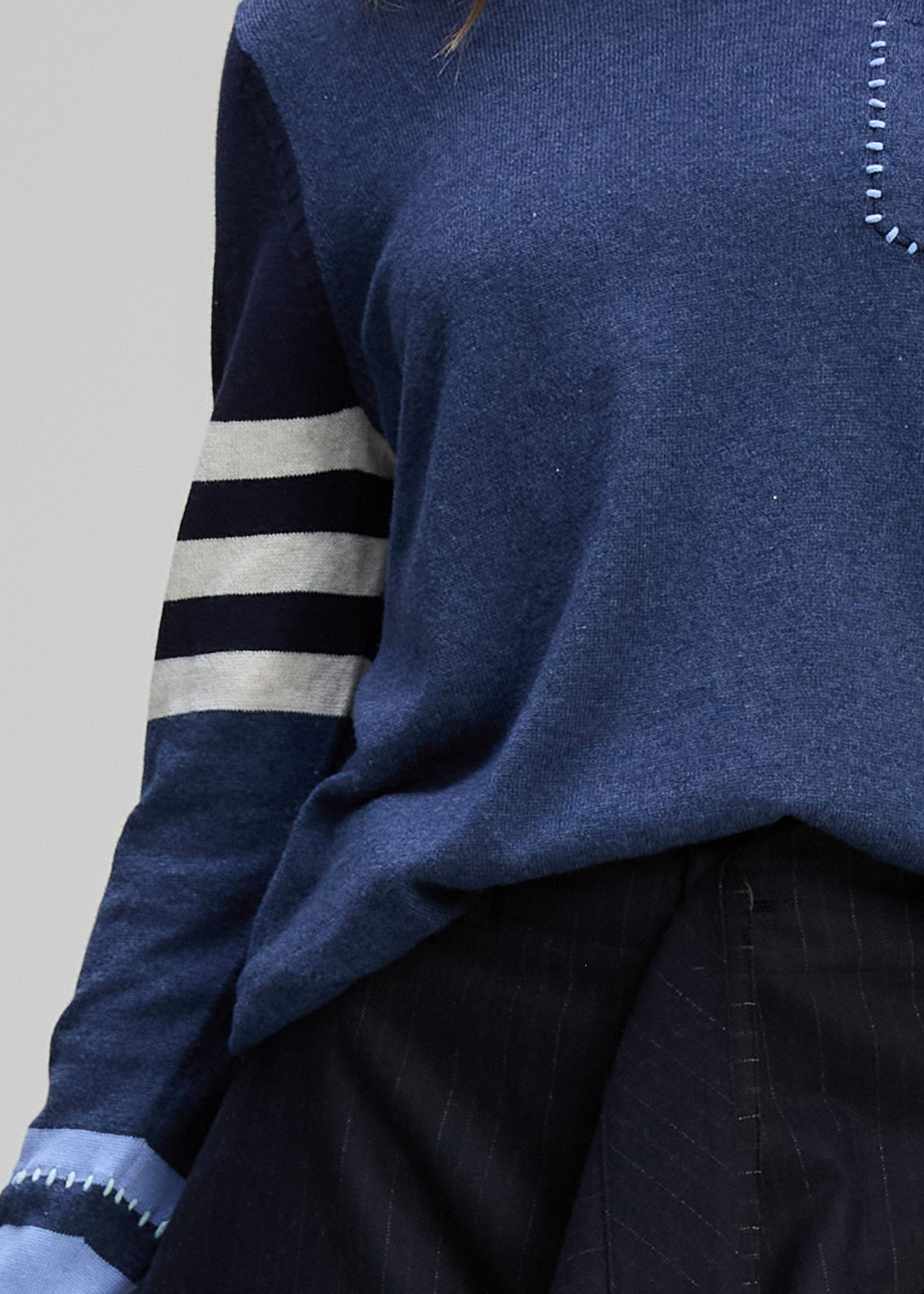 Pocket Detail Jumper Denim