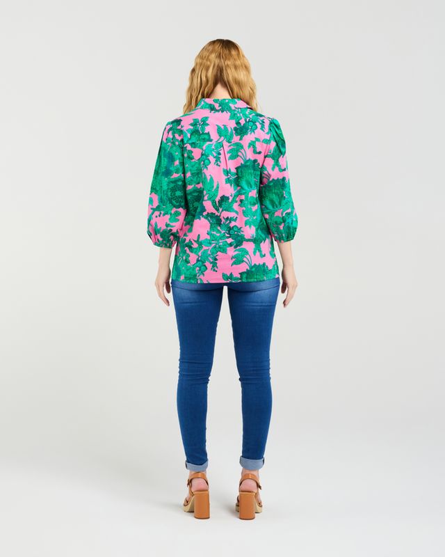 Juliette Blouse Pink Jungle