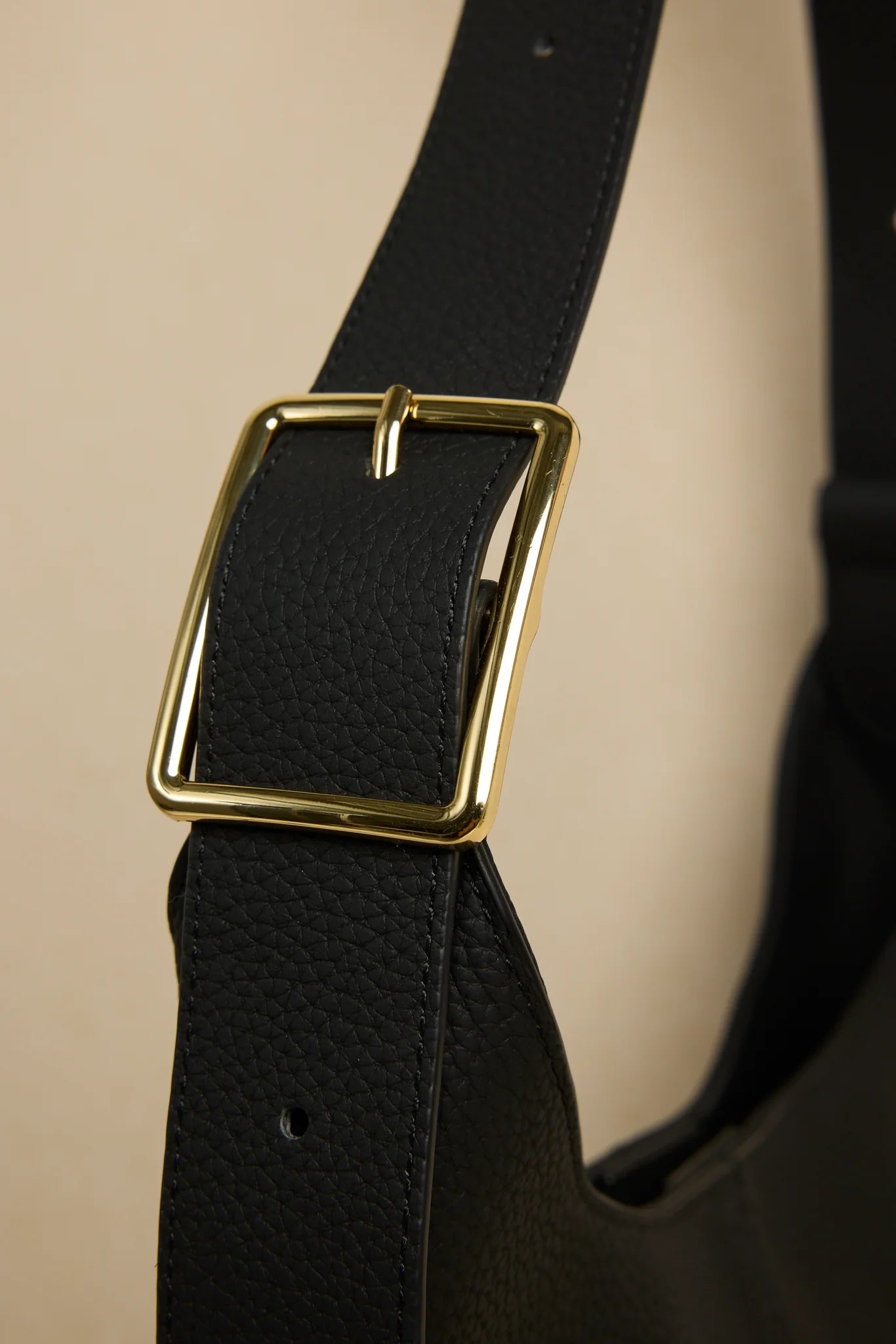 Soho Black Leather Bucket Bag