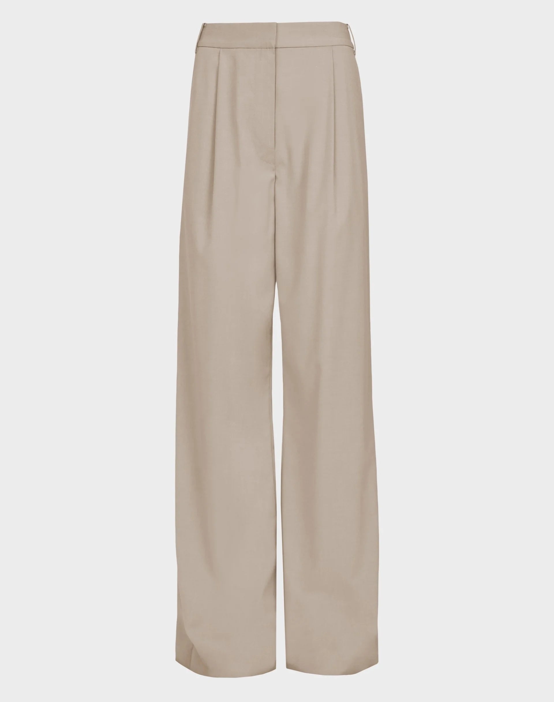 Tab Detail Wide Leg Pant