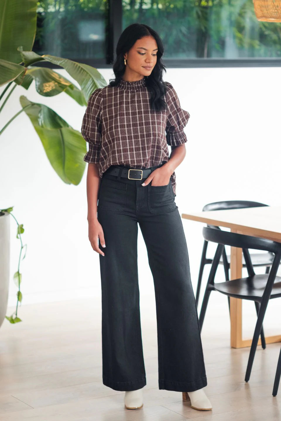 Zoey Black High Rise Pocket Jean