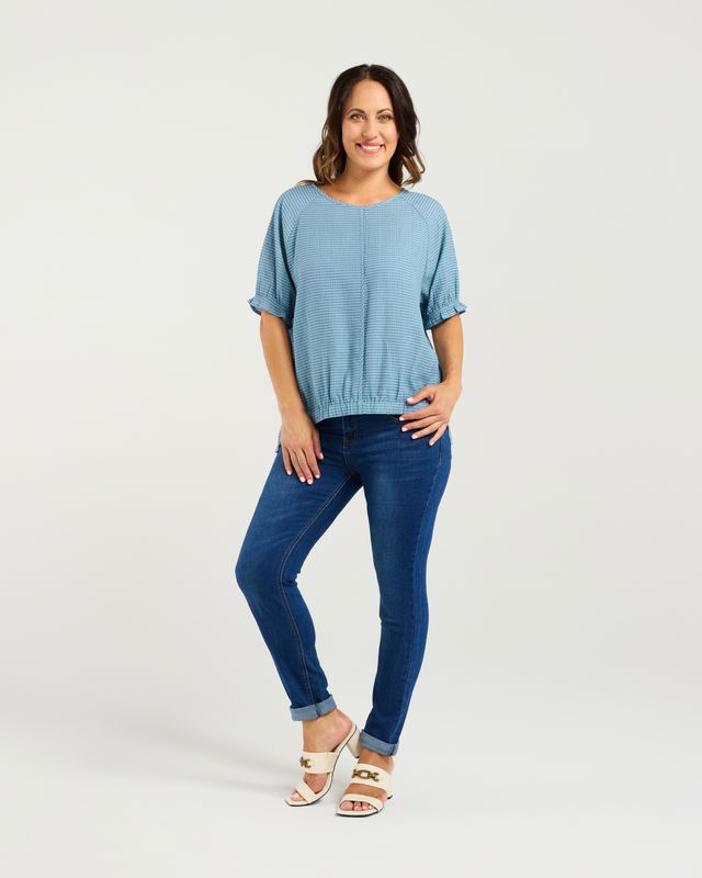 Ella Top Blue