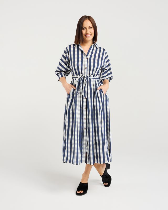Ava Dress Ink Check
