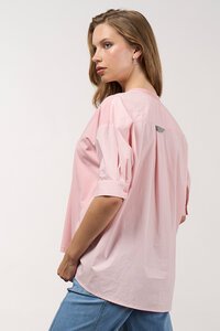 Mixed Media Top Blush