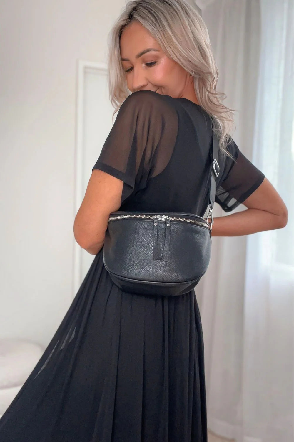 Dani Leather Bag Black