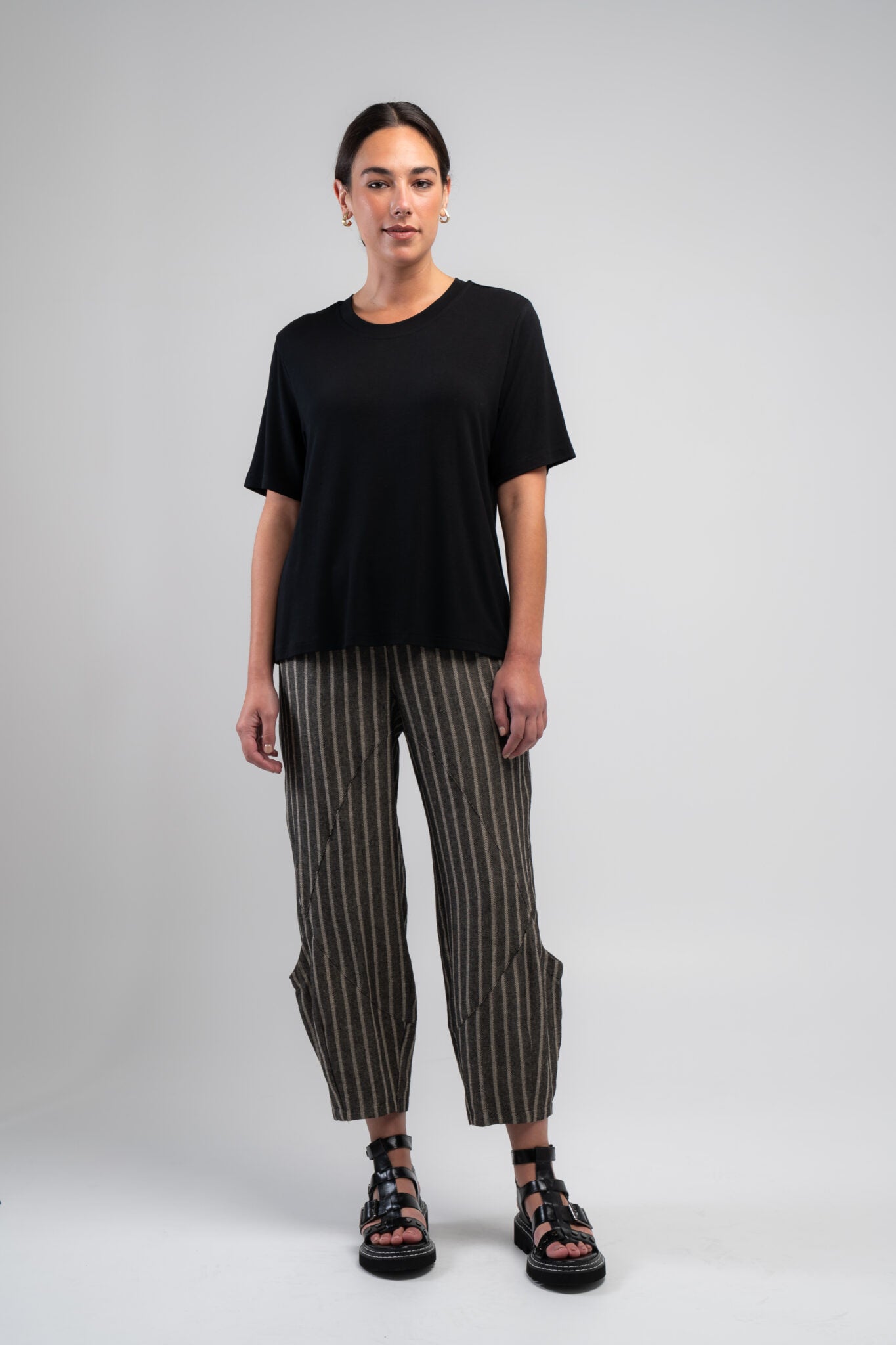 Denim Stripe Pocket Pant