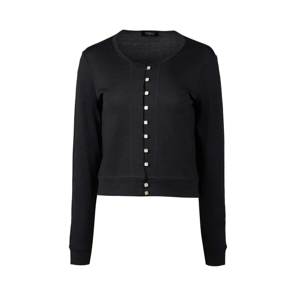 Merino Cropped Cardi midnight