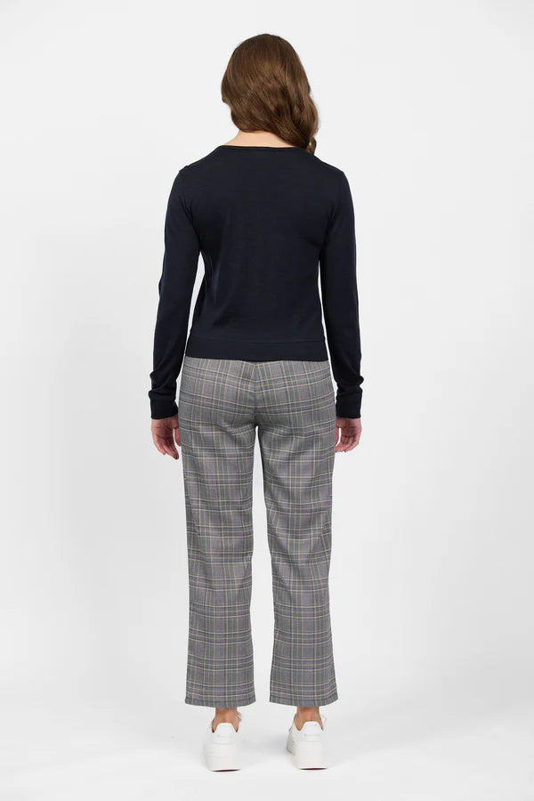Merino Cropped Cardi midnight