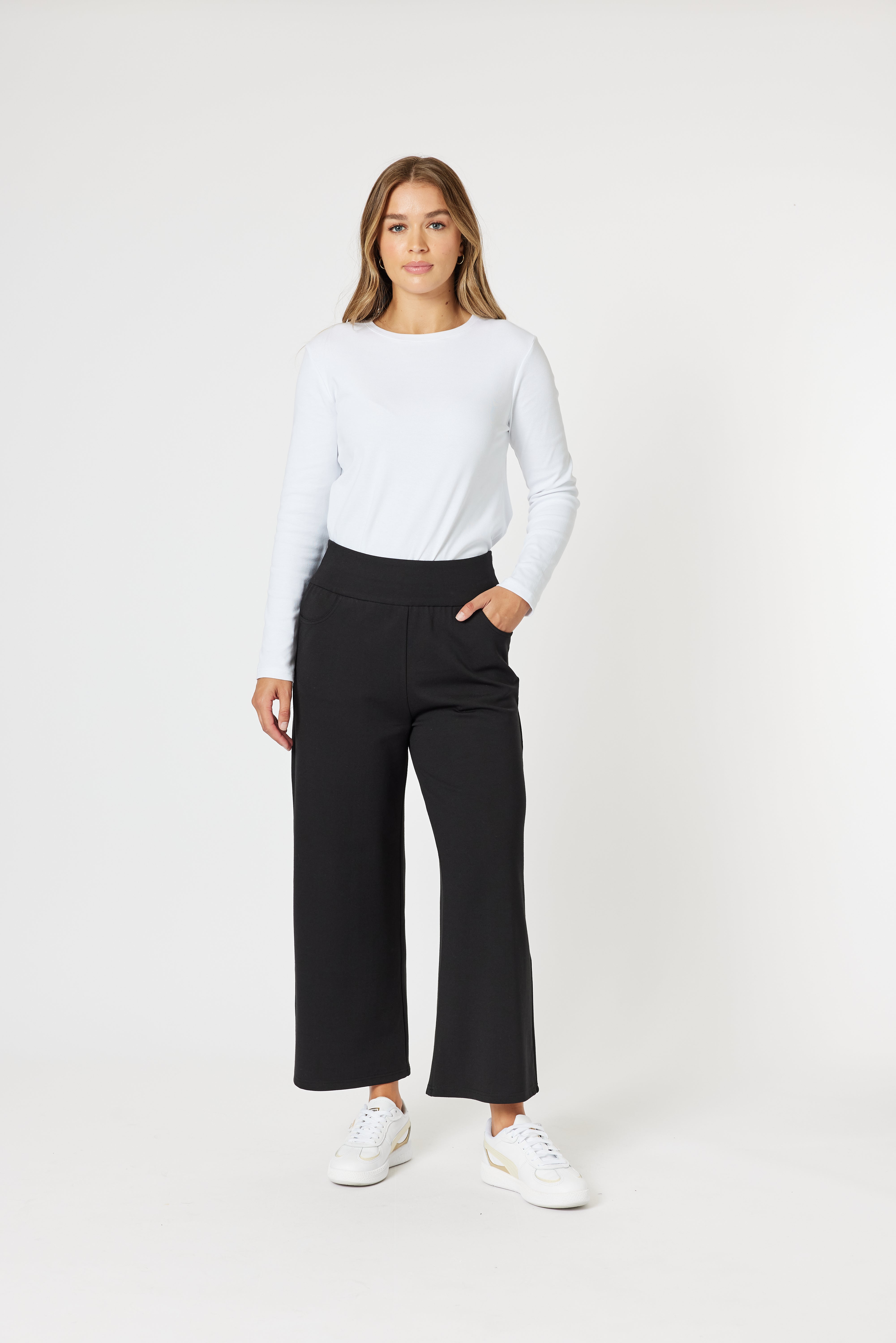 Kimmy Ponti Wide leg Pant