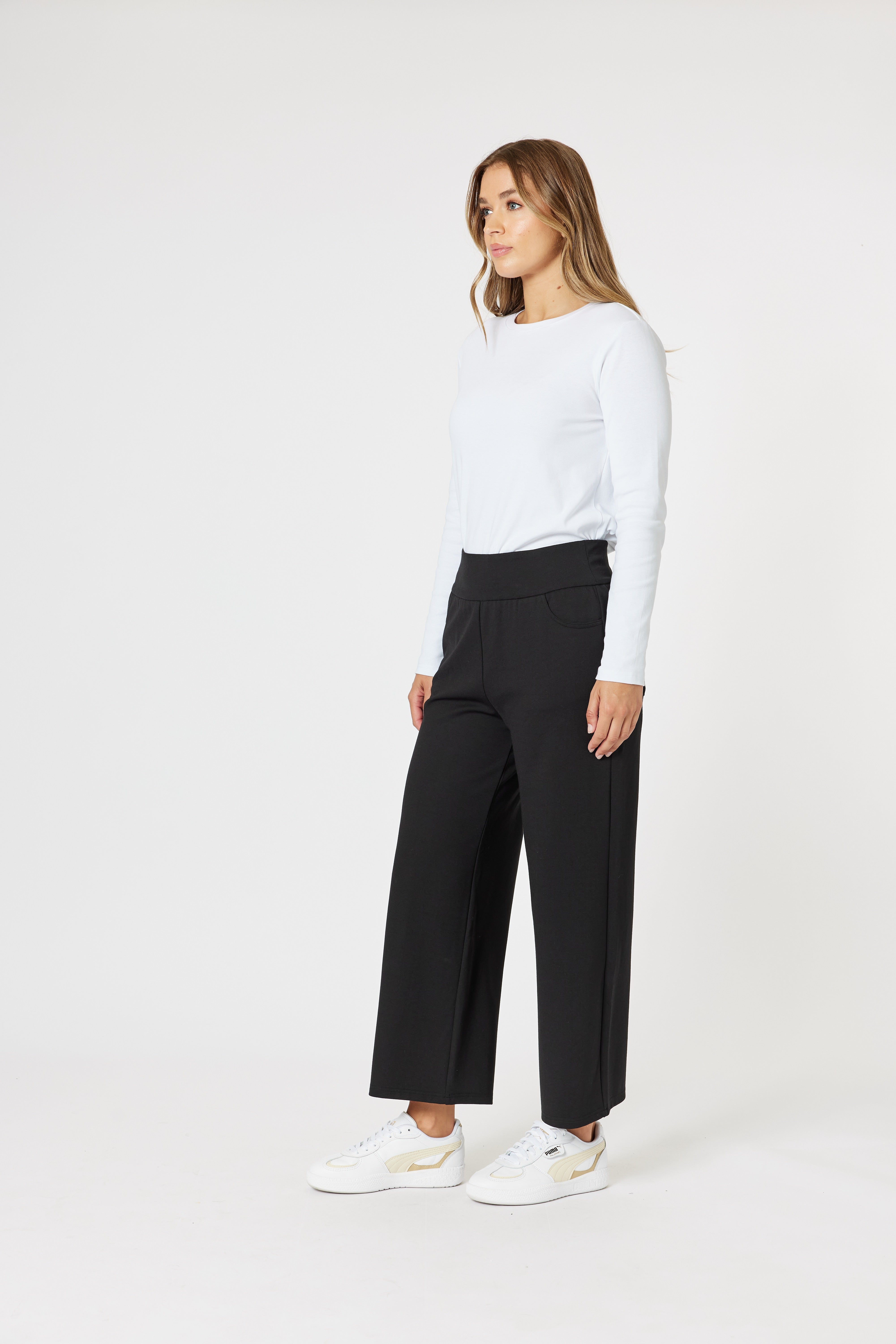 Kimmy Ponti Wide leg Pant