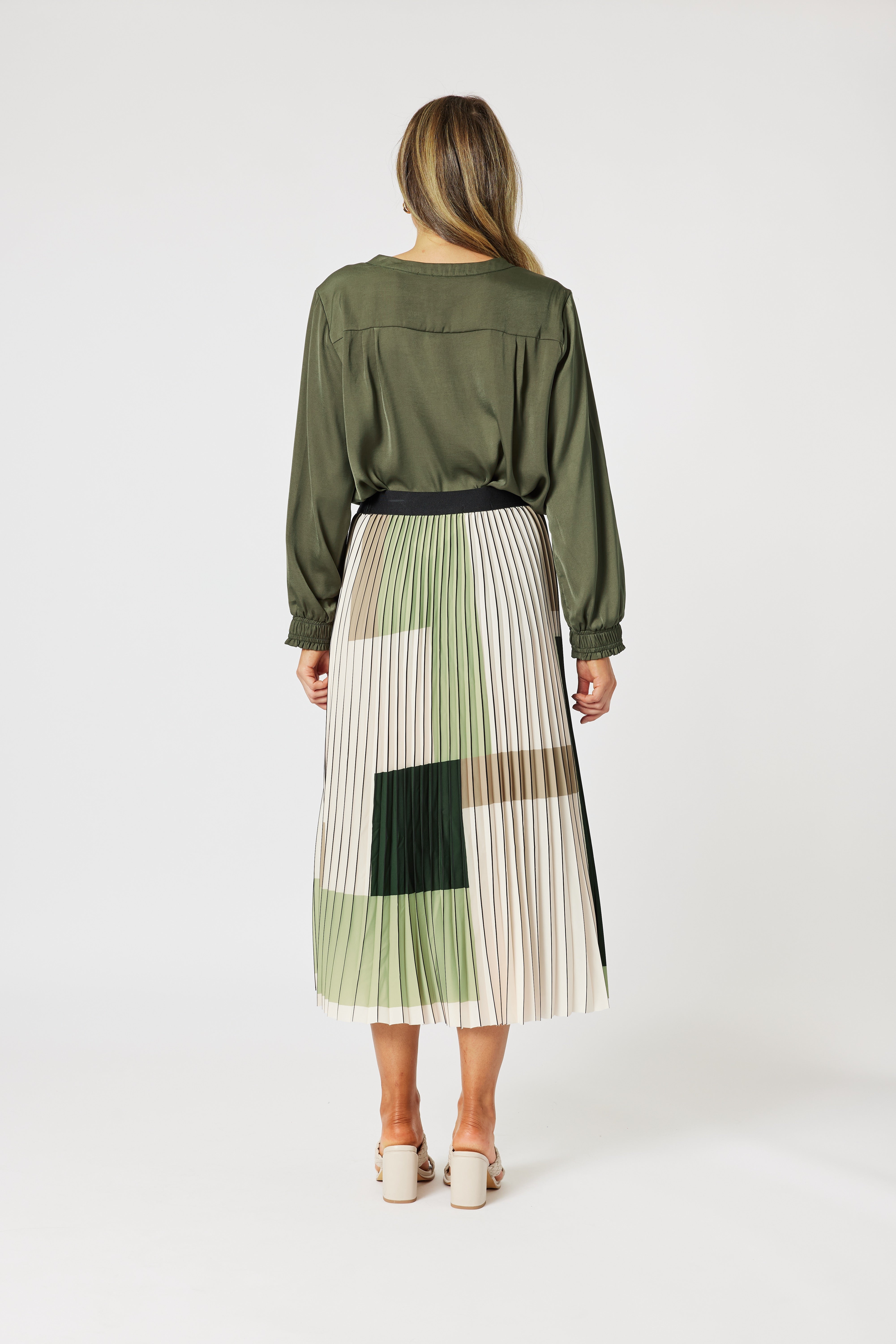 Vienna Pleat Skirt