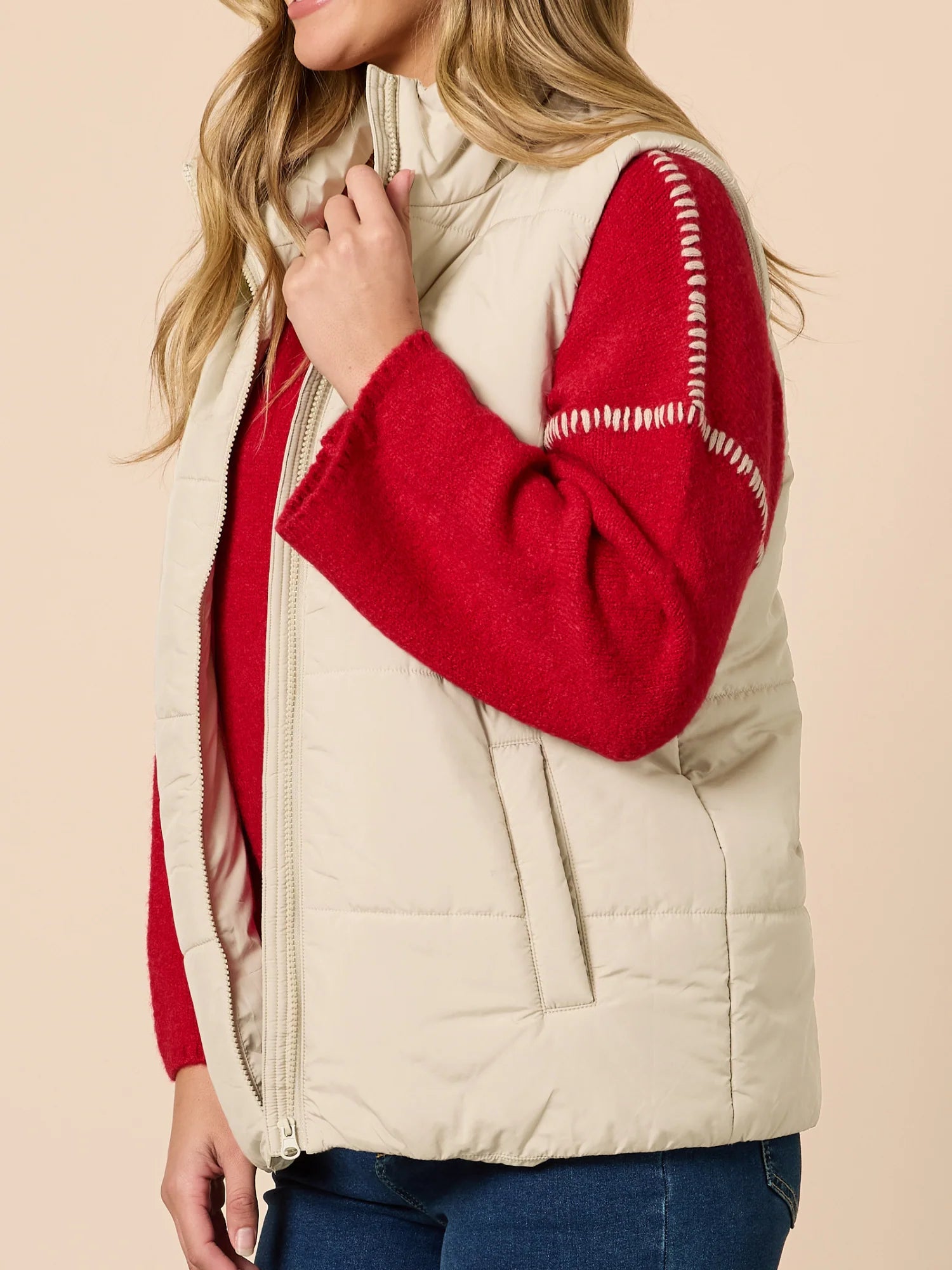 The Alpine Vest Ivory