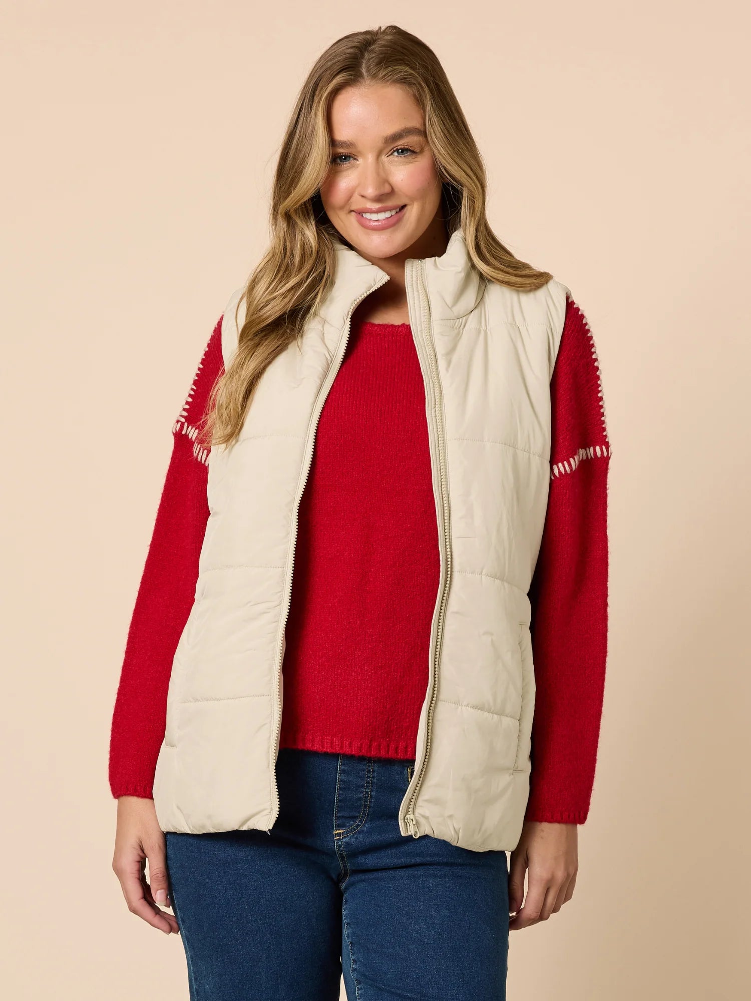 The Alpine Vest Ivory