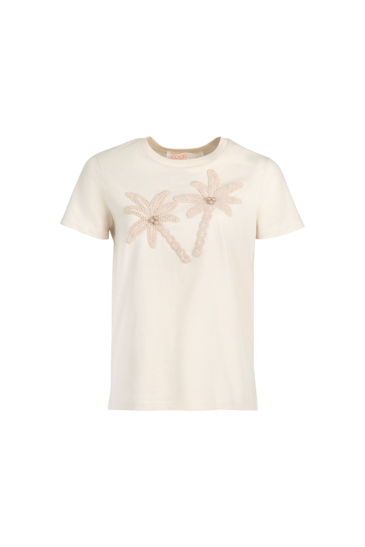 Calm Your Palm Tee Ecru