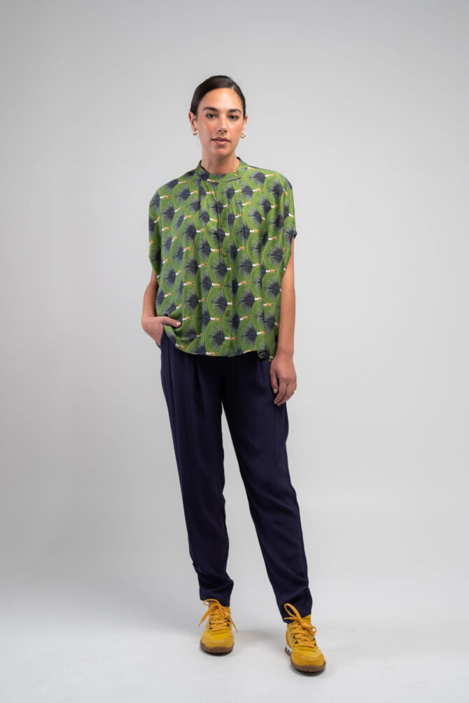 Toucan Drape Shirt Multi