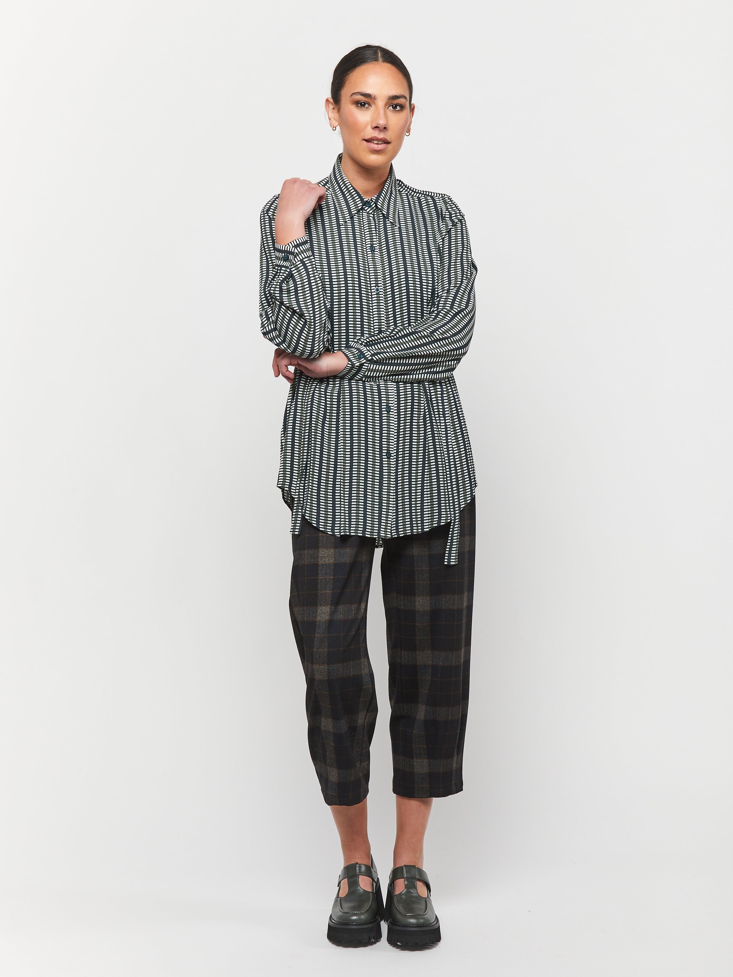 Lattice Tuxedo Shirt