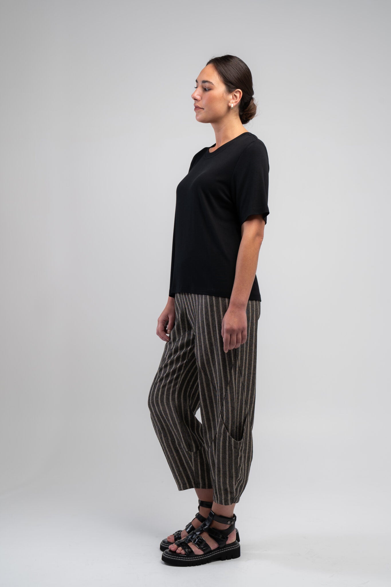 Denim Stripe Pocket Pant