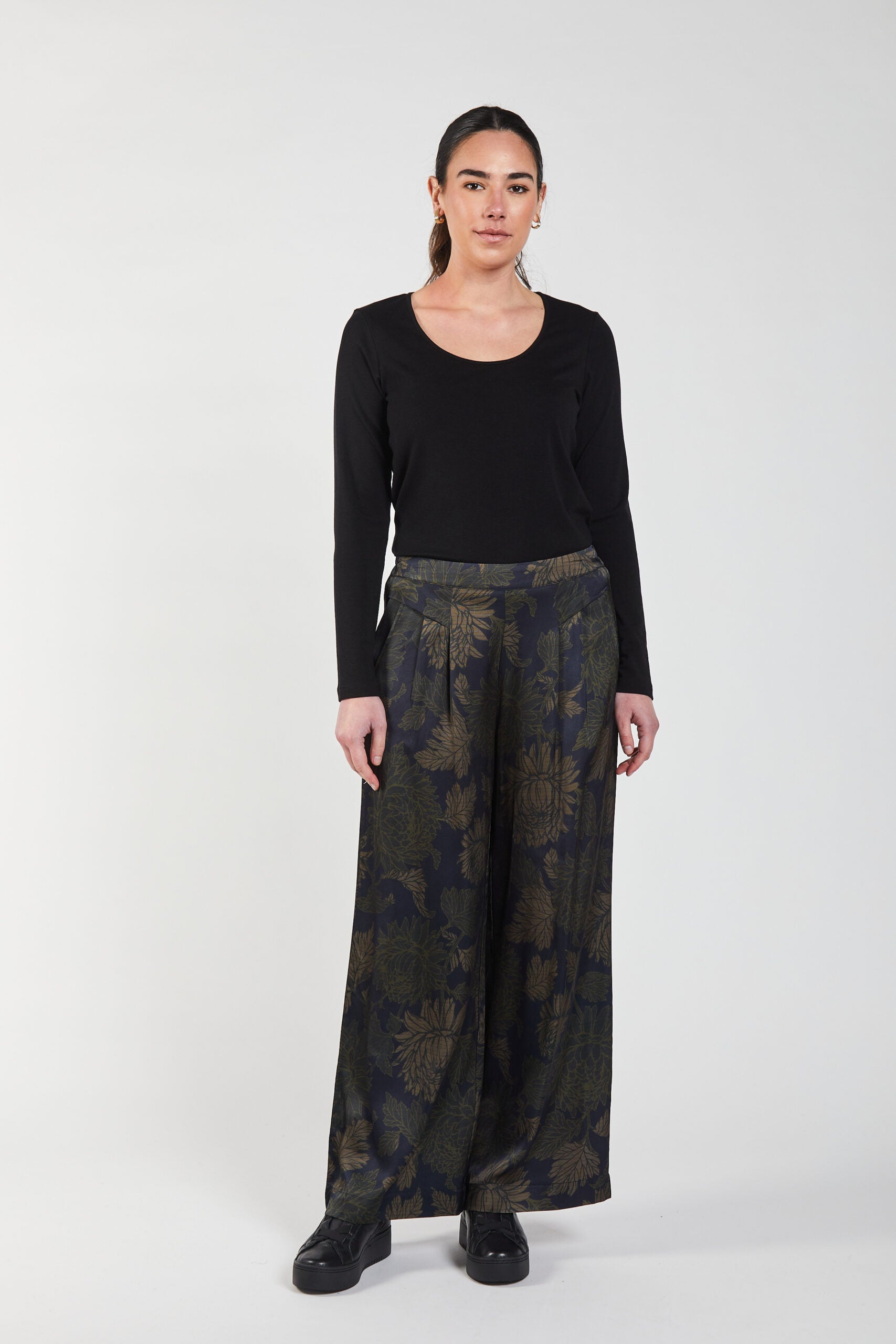 Autumn Pleat Palazzo