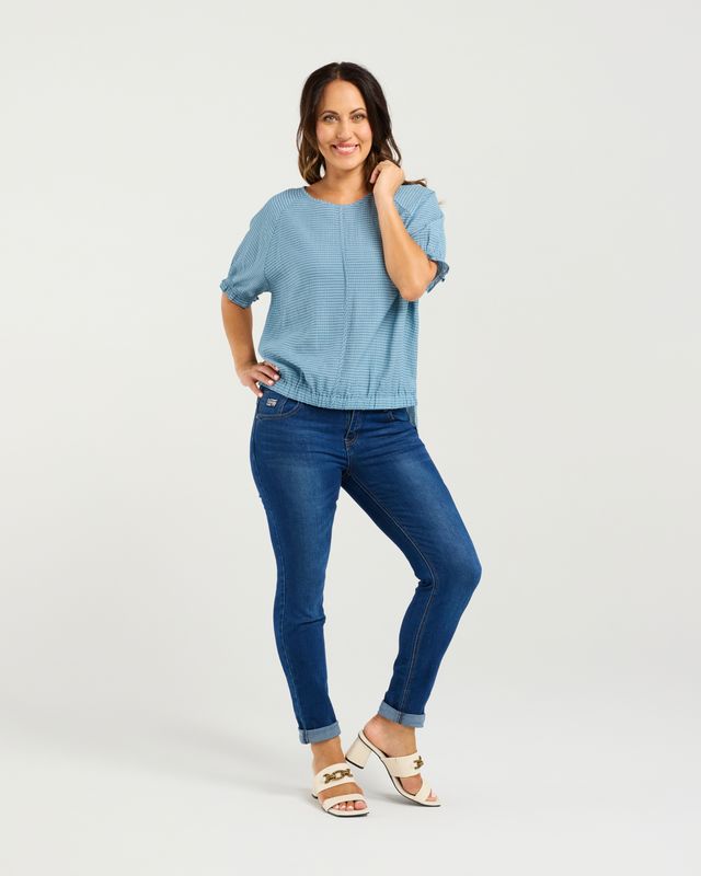 Ella Top Blue