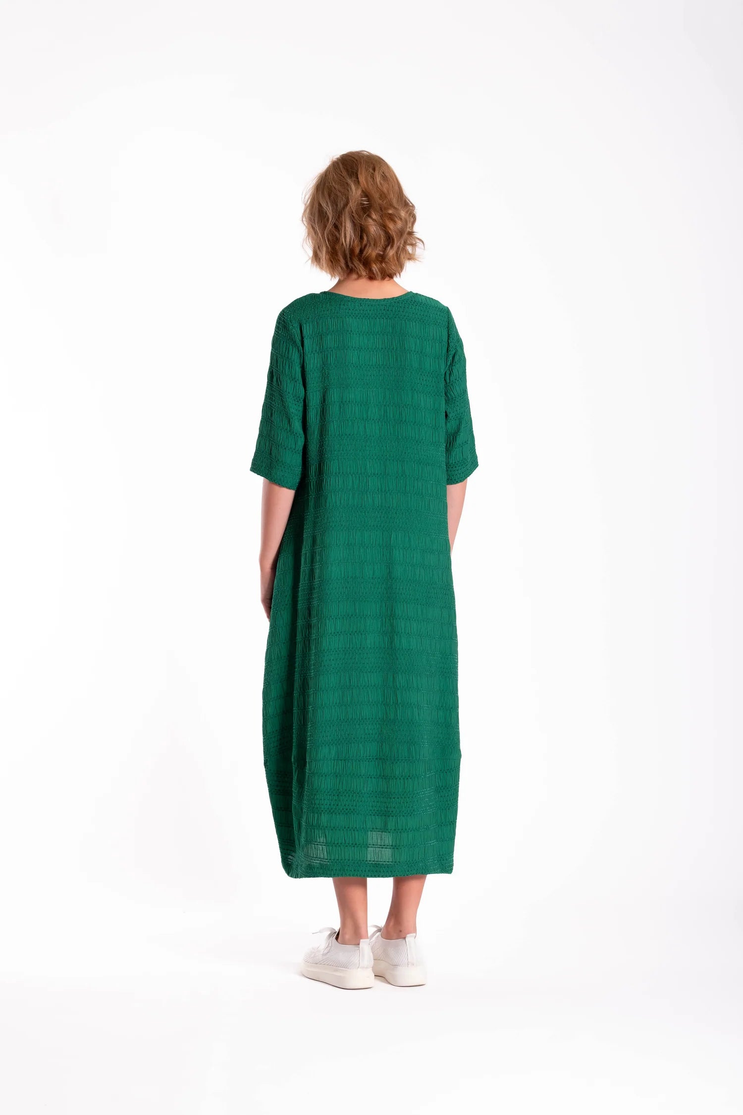 Connection Dress Green Texture