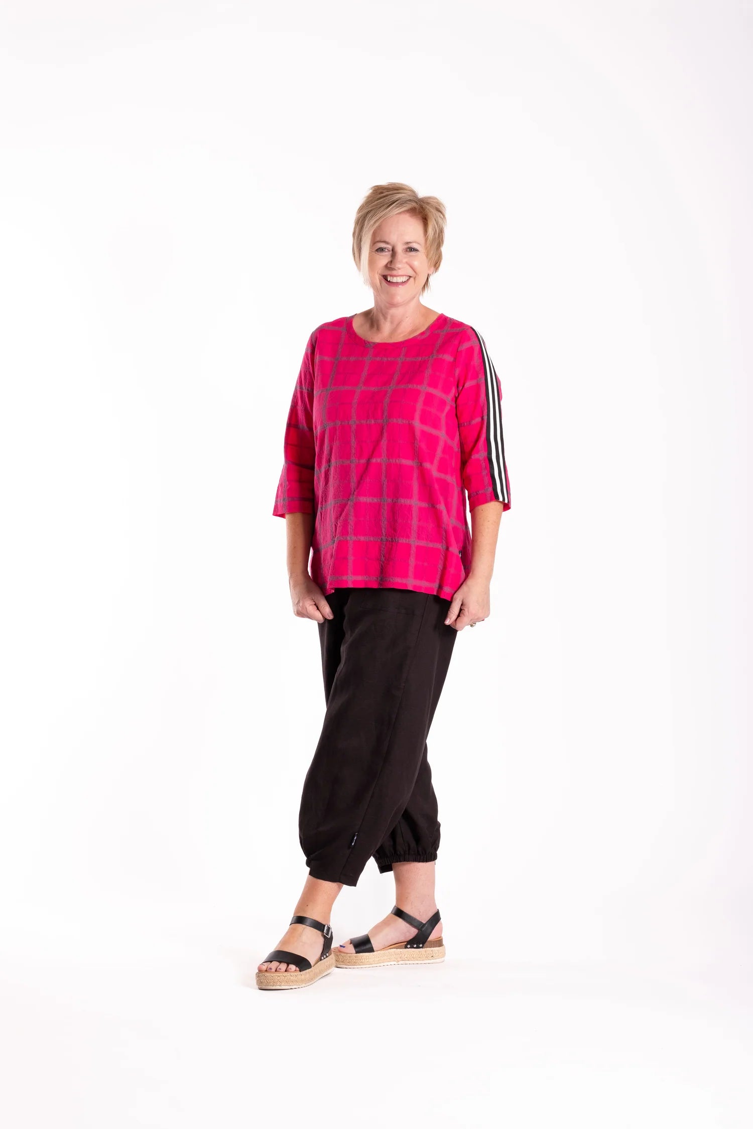 Stitch Pants Black