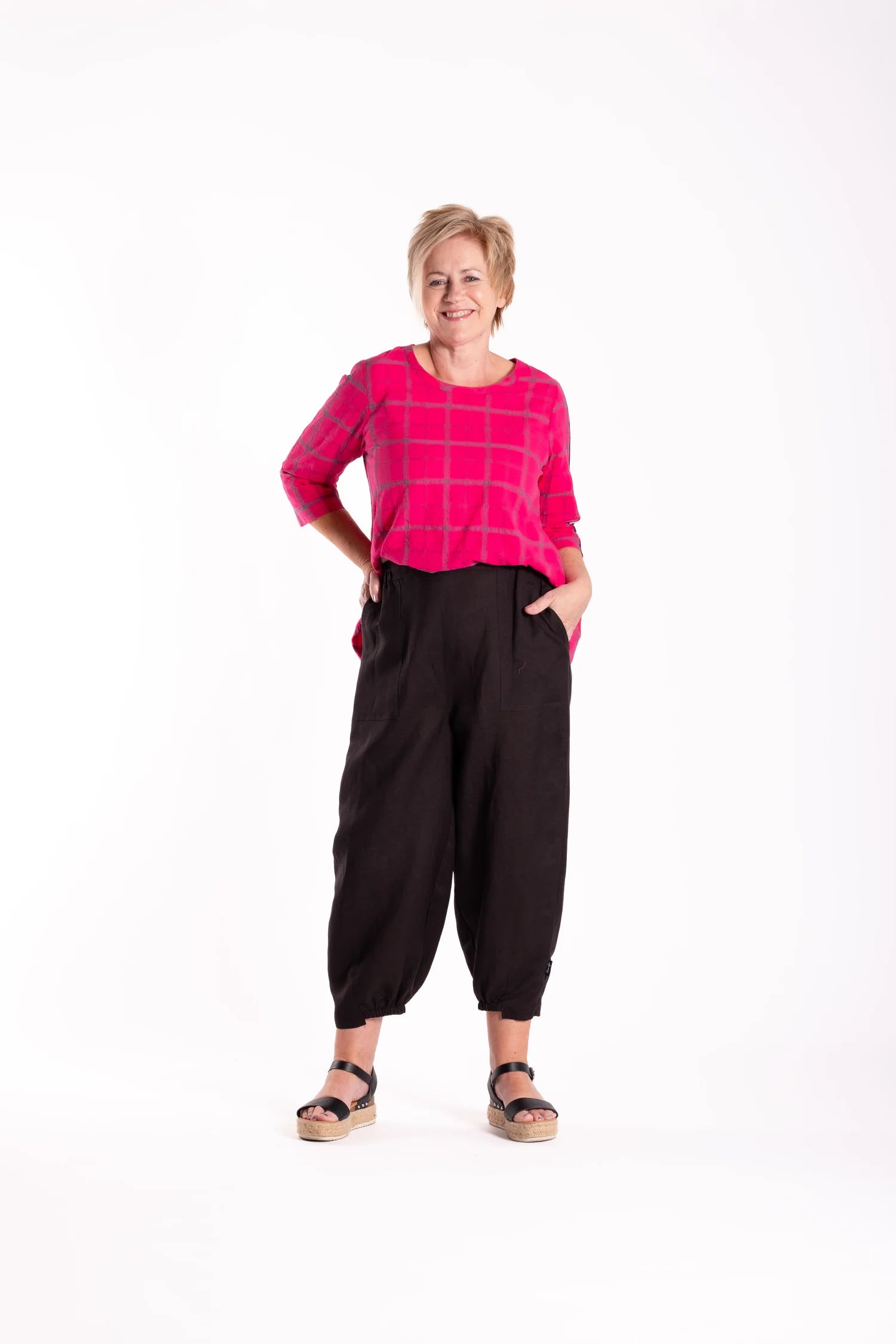 Stitch Pants Black