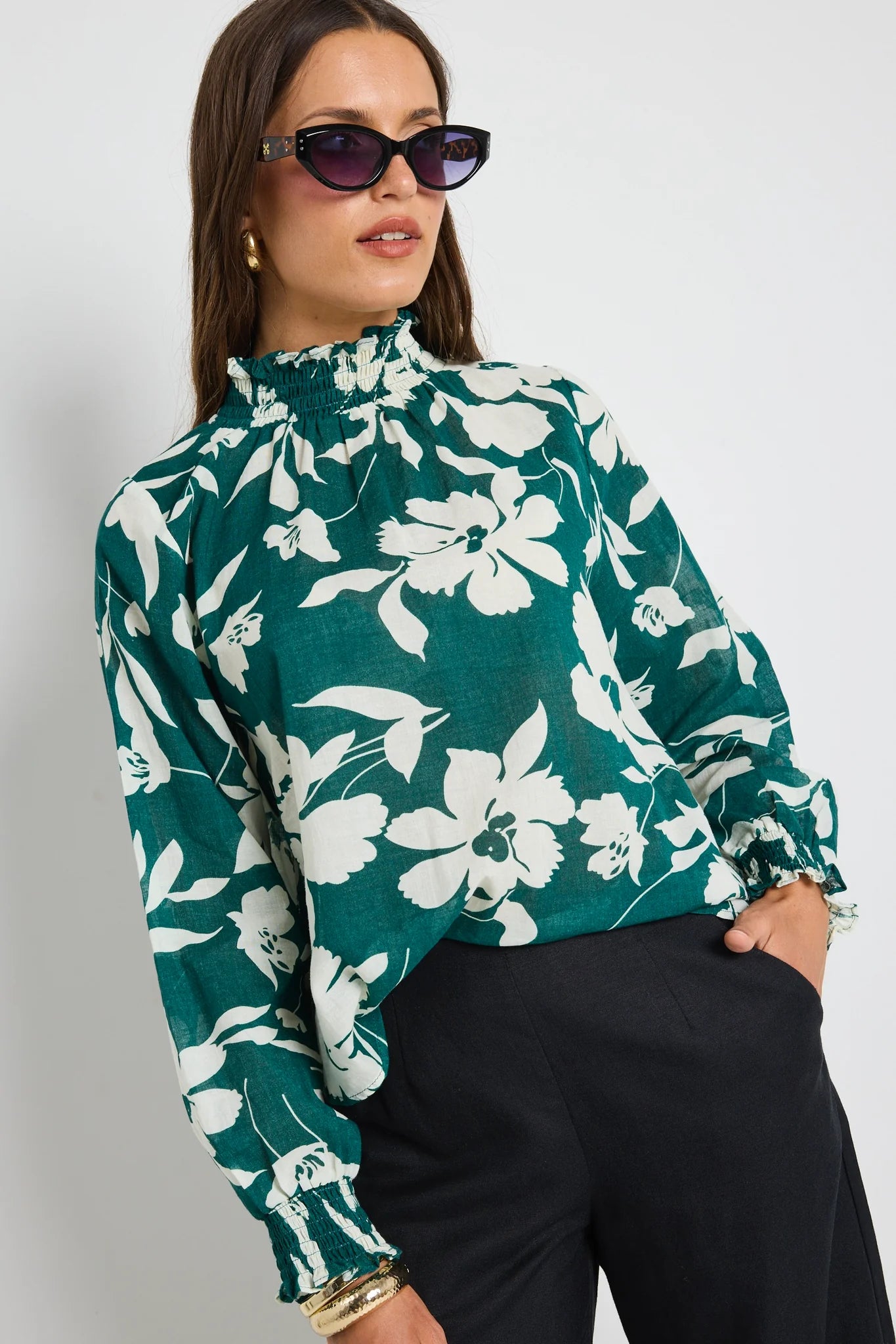 Affection Forest Floral Top