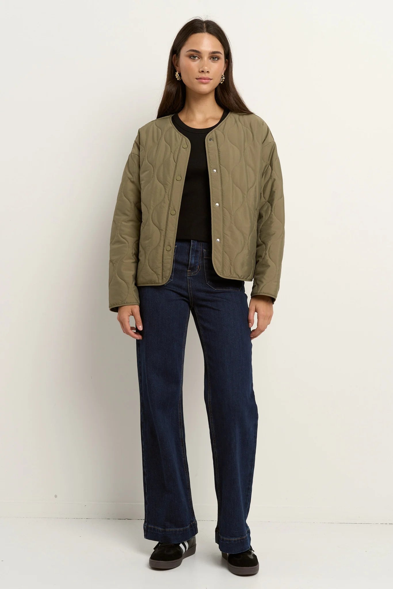 Apex Olive Puffer Jacket