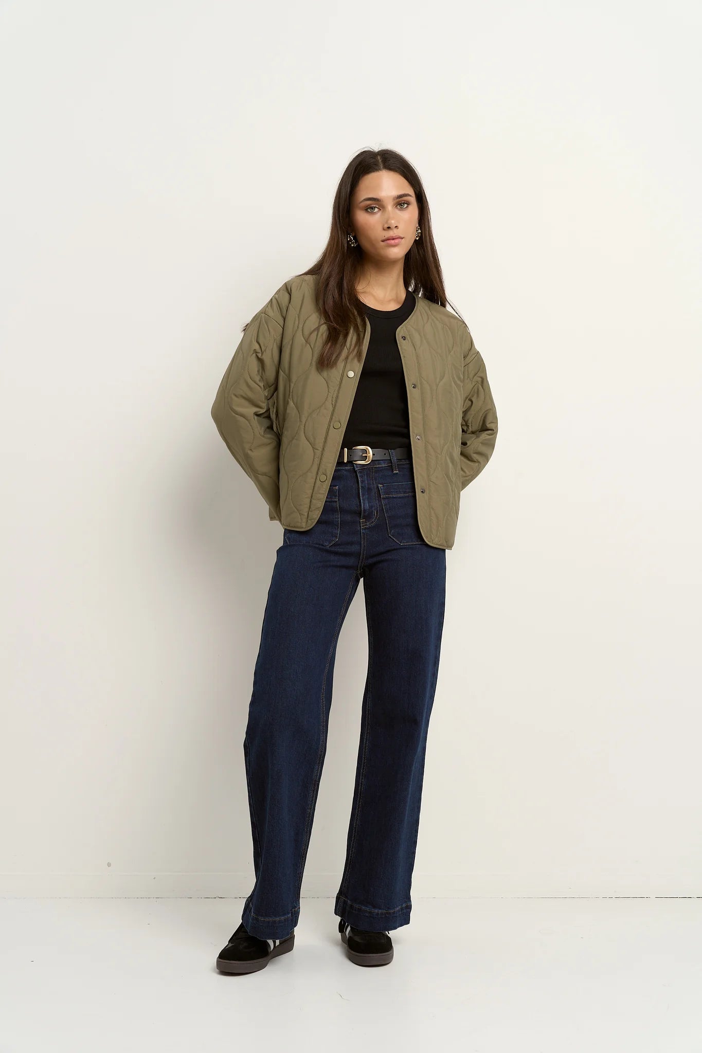 Apex Olive Puffer Jacket