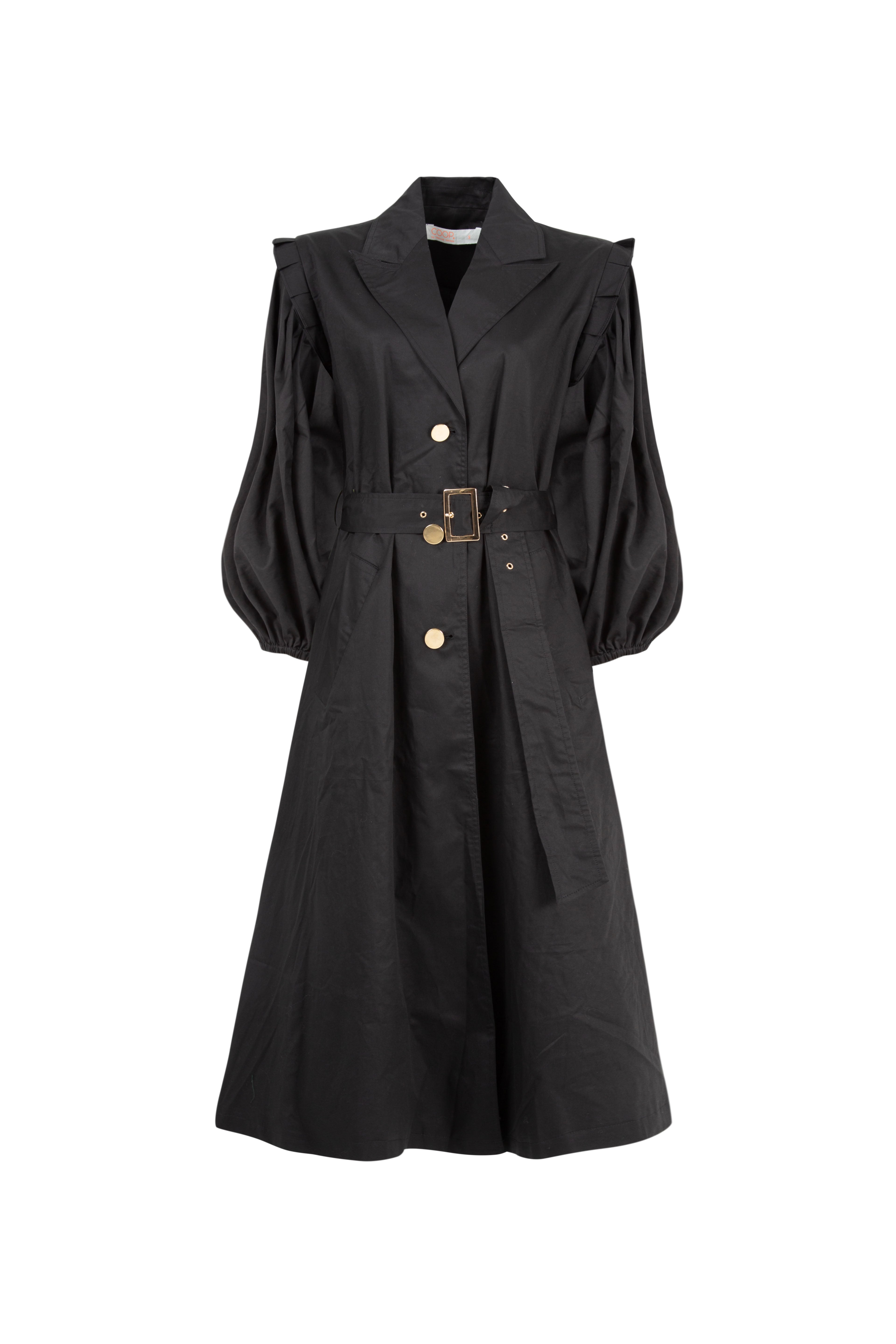 Absolutely Trenched Coat Black