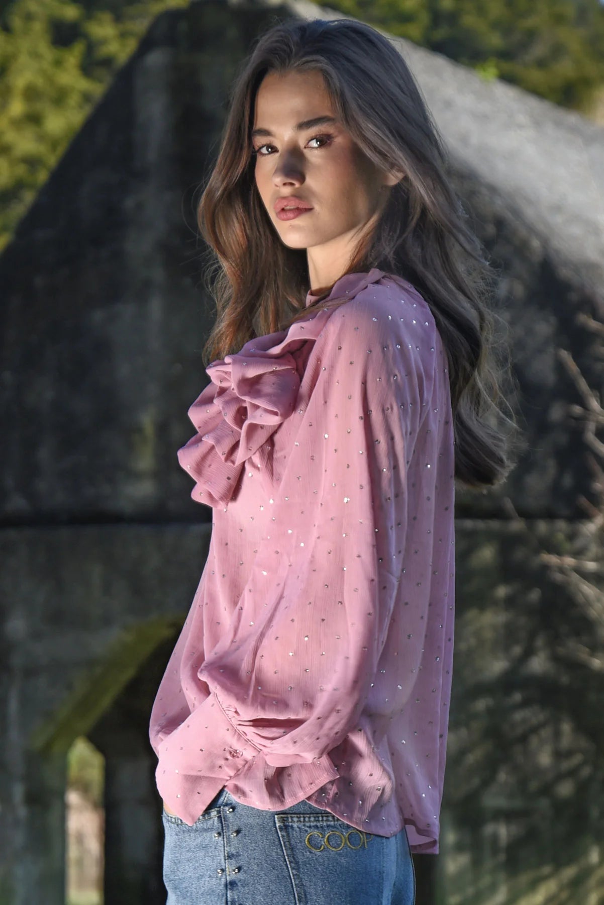 Sew Fancy Blouse Pink