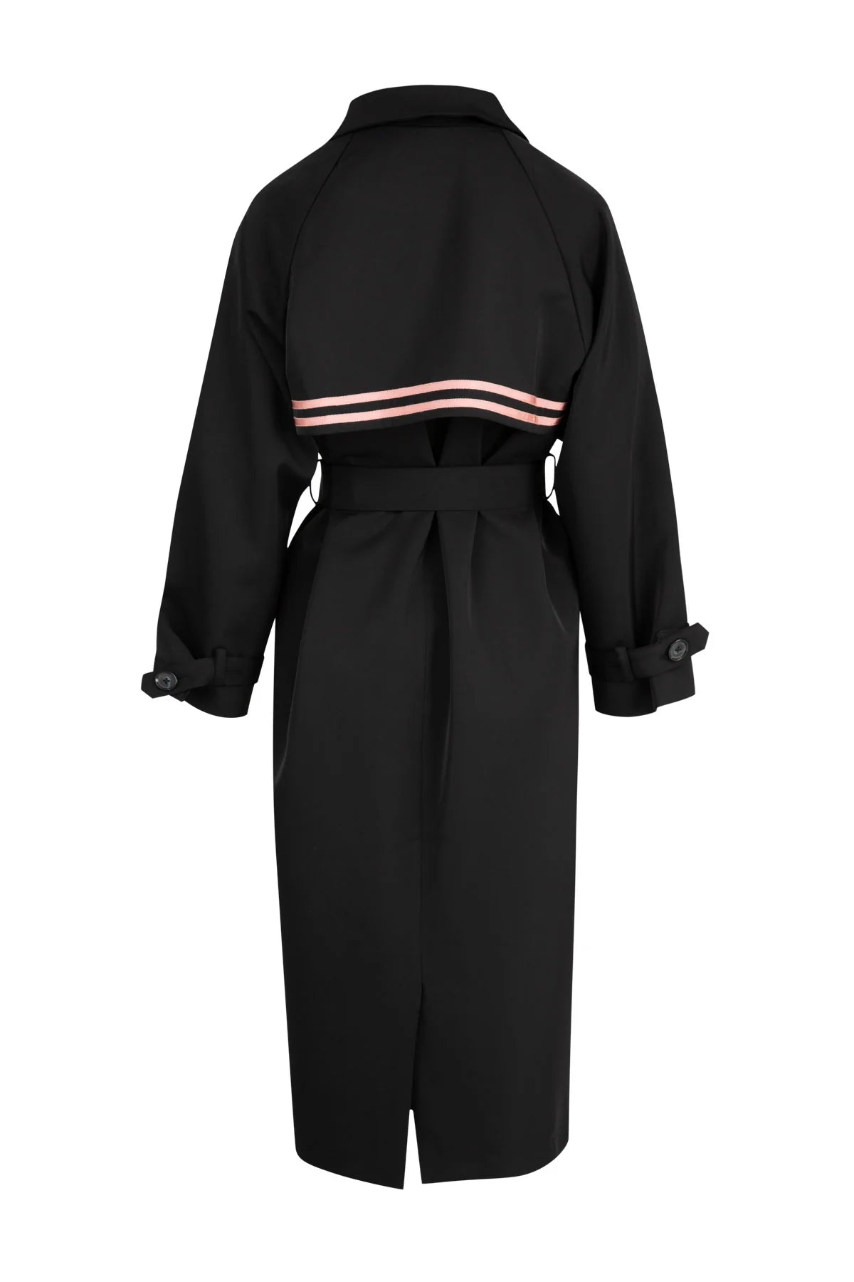 Trench Connection Coat Black