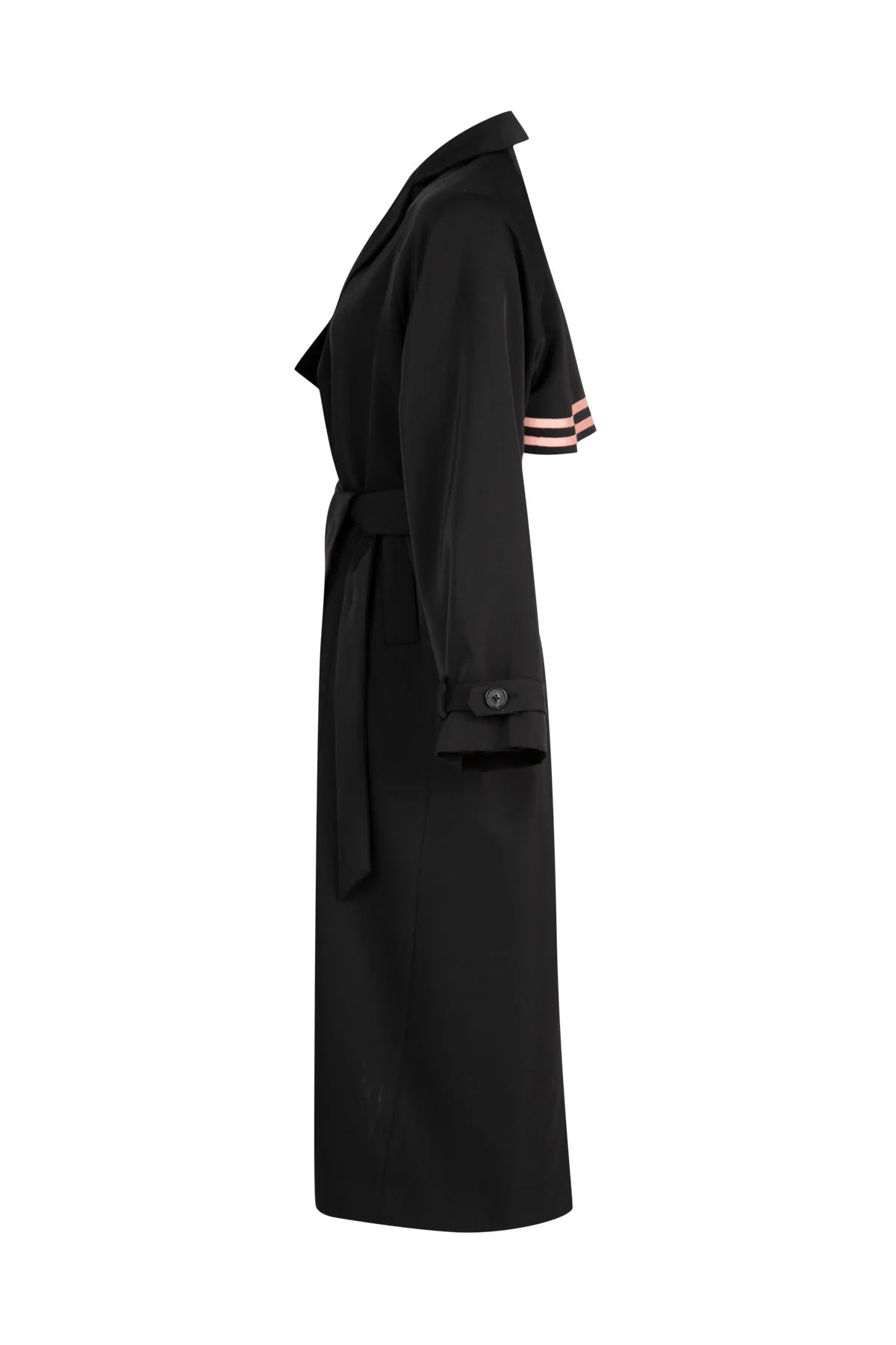 Trench Connection Coat Black