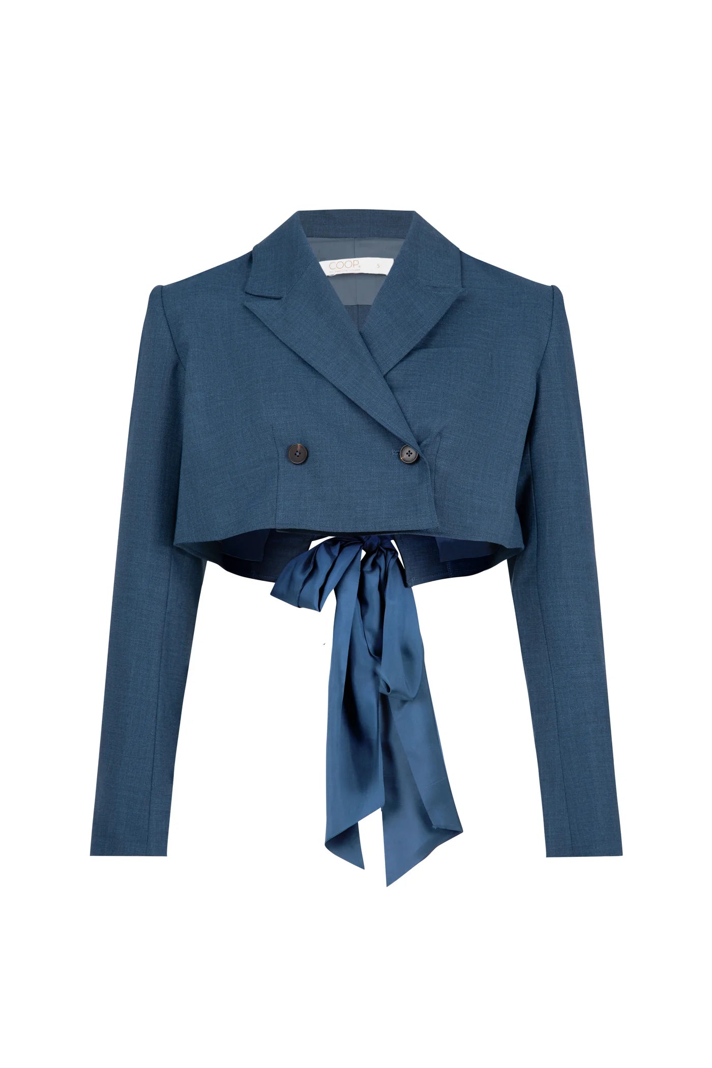 Crop Right Now Jacket Blue